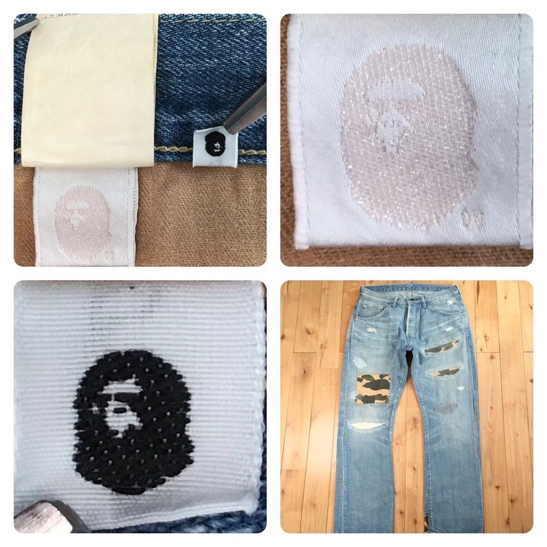 Bape BAPE camo denim pants 1st camo yellow a bathing ape ★size S Size US 30 / EU 46 - 10 Thumbnail