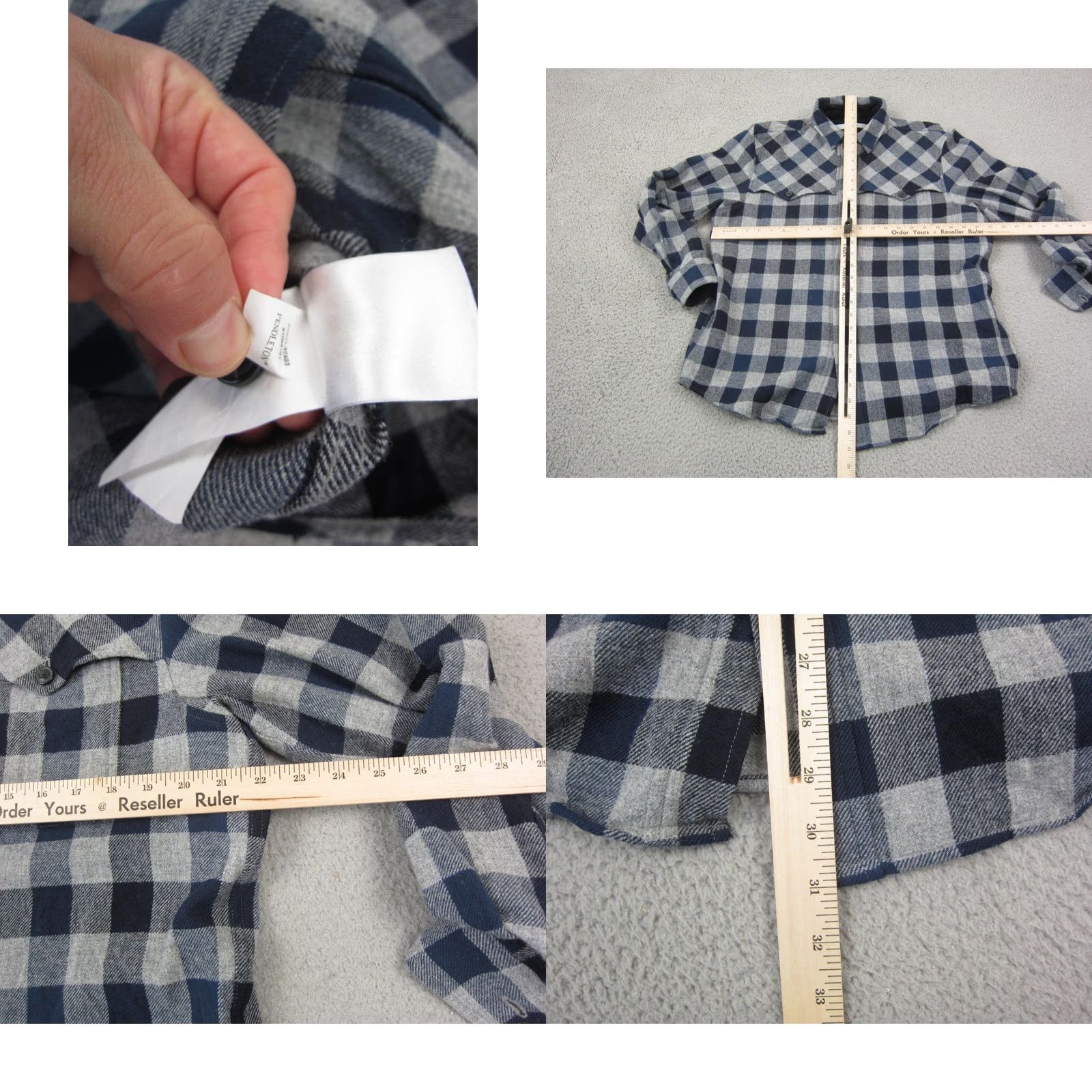 Pendleton Pendleton Weston Flannel Shirt Mens Large Blue 100% Wool Button Up Size US L / EU 52-54 / 3 - 8 Thumbnail
