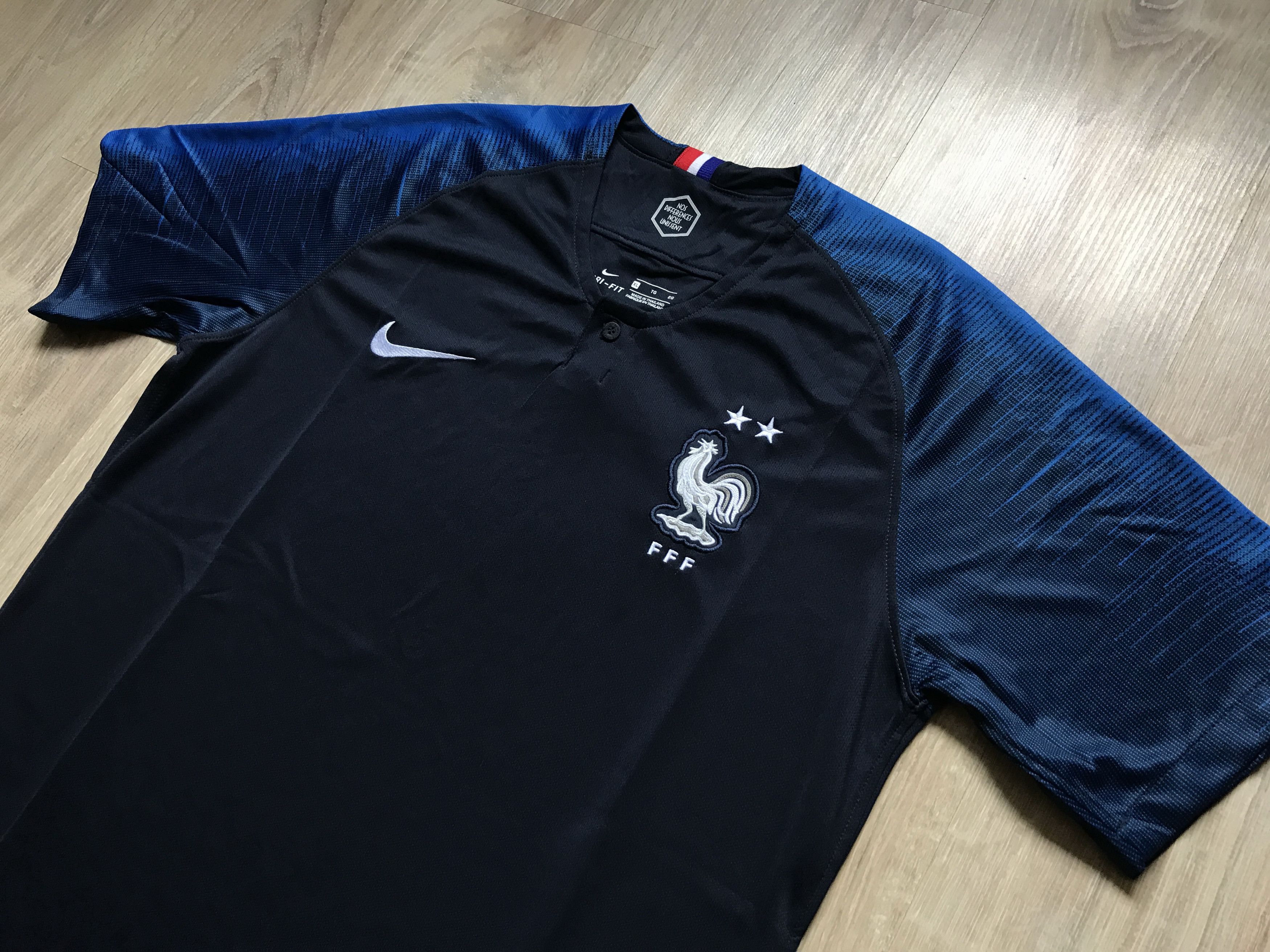 Nike Nike France Home Football Shirt 2018 Size US XL / EU 56 / 4 - 3 Thumbnail