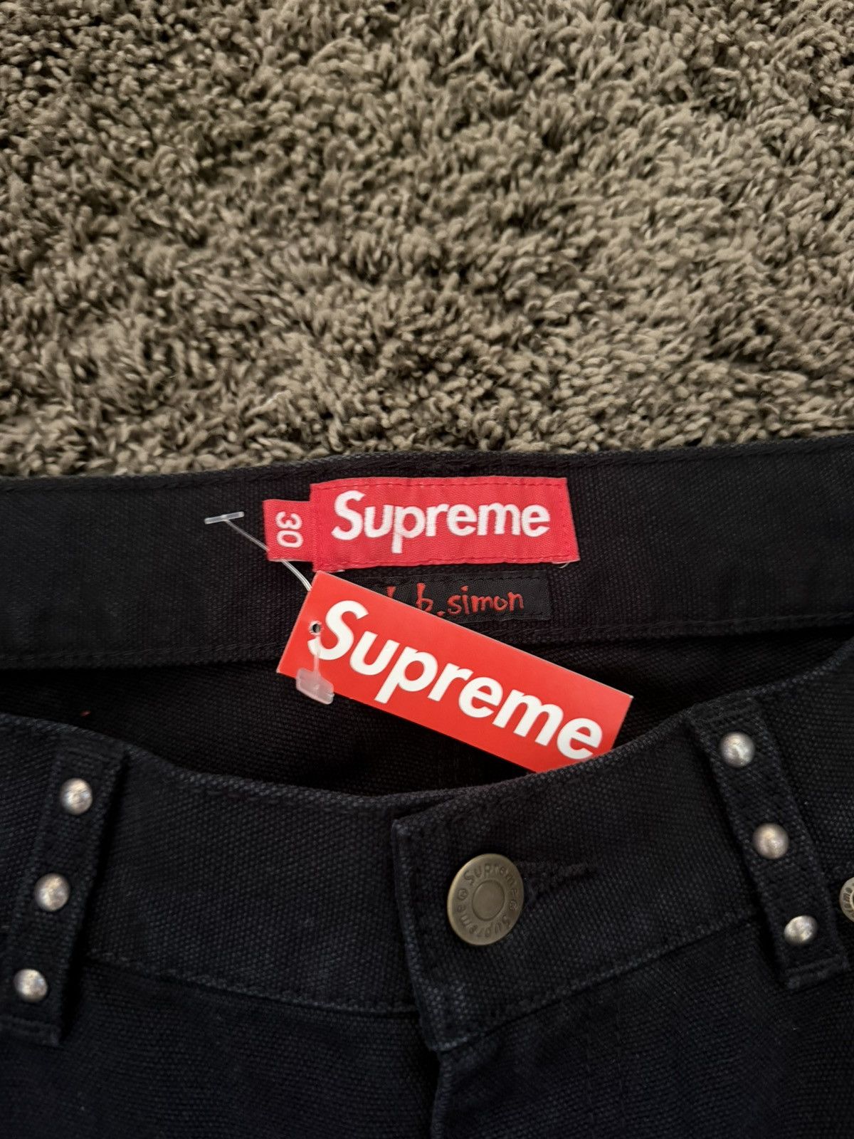 B.B. Simon × Supreme Supreme x B.B Simon Double Knee pants Size US 30 / EU 46 - 2 Thumbnail