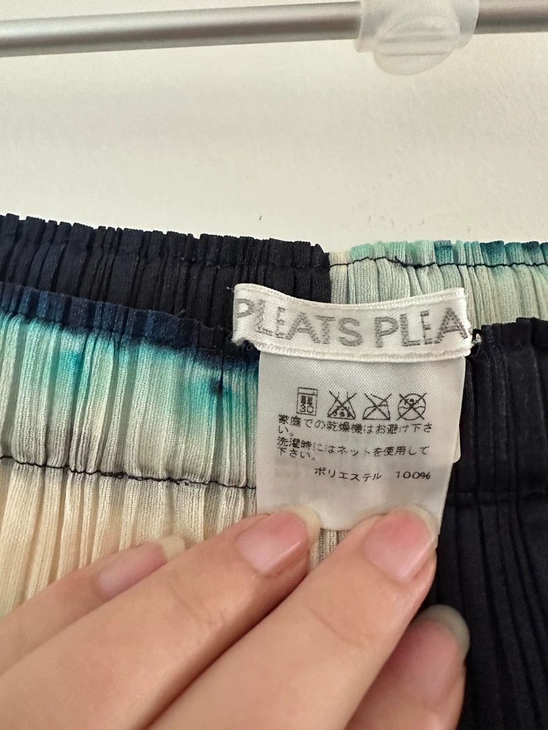 Issey Miyake Issey Miyake size:4 Wide-leg pants with black and green in Size 23" - 6 Thumbnail