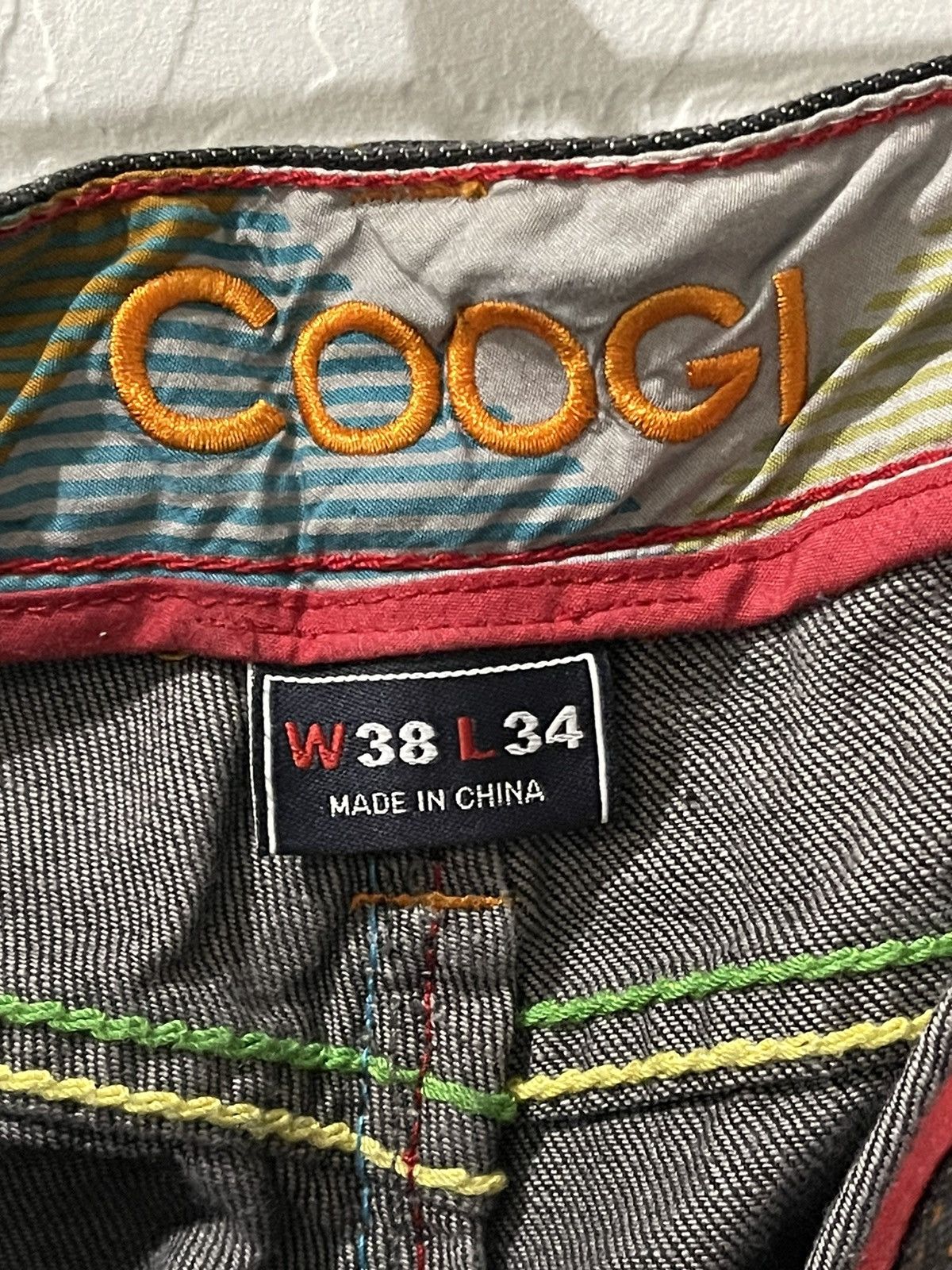 Coogi × Vintage Vintage Y2K COOGI Denim Baggy Jeans Streetwear 38x34 Size US 38 / EU 54 - 4 Thumbnail