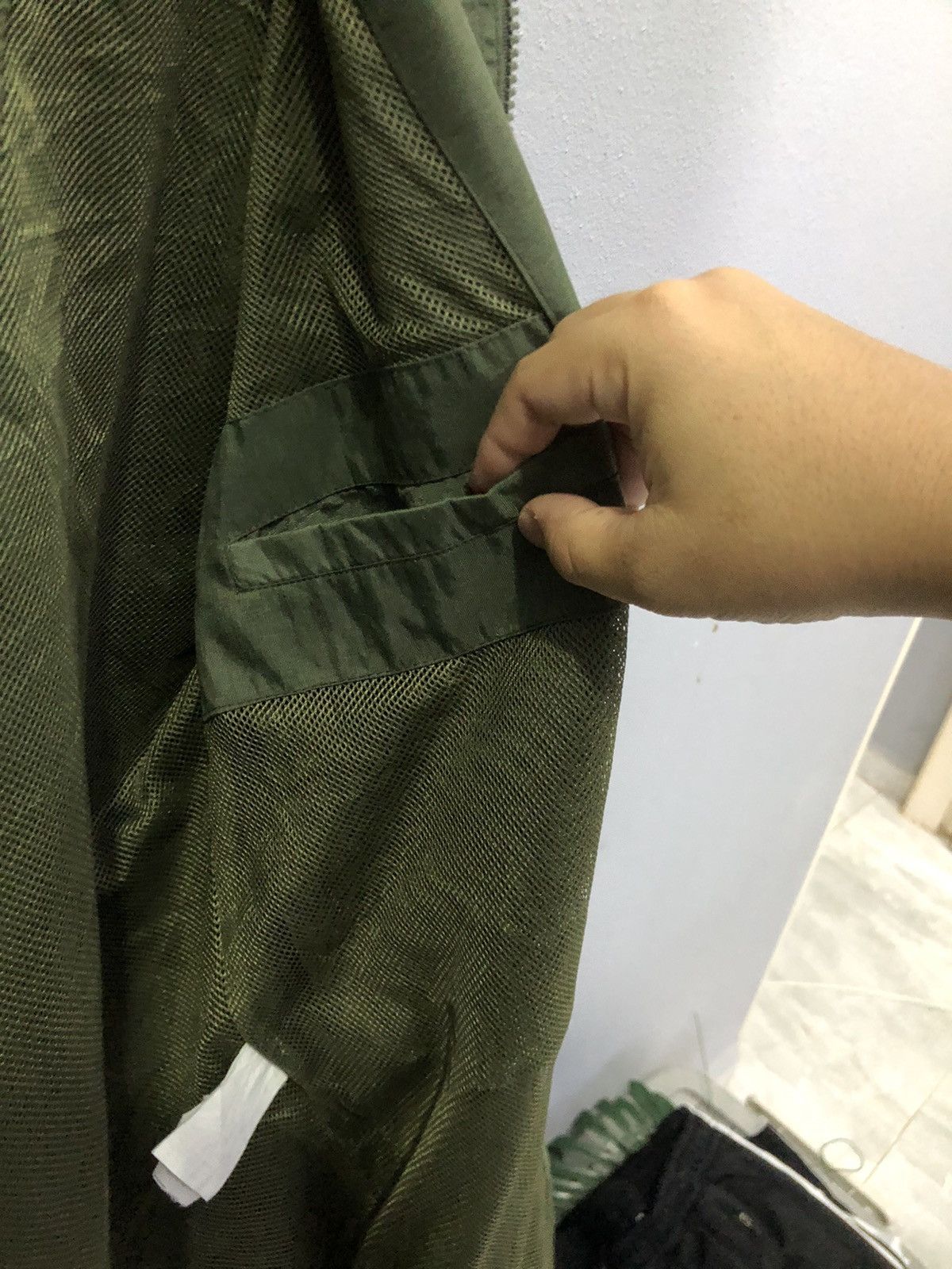 Beverly Hills Polo Club BHPC Olive Green Windbreaker 90s Vintage Korea Size US M / EU 48-50 / 2 - 11 Thumbnail