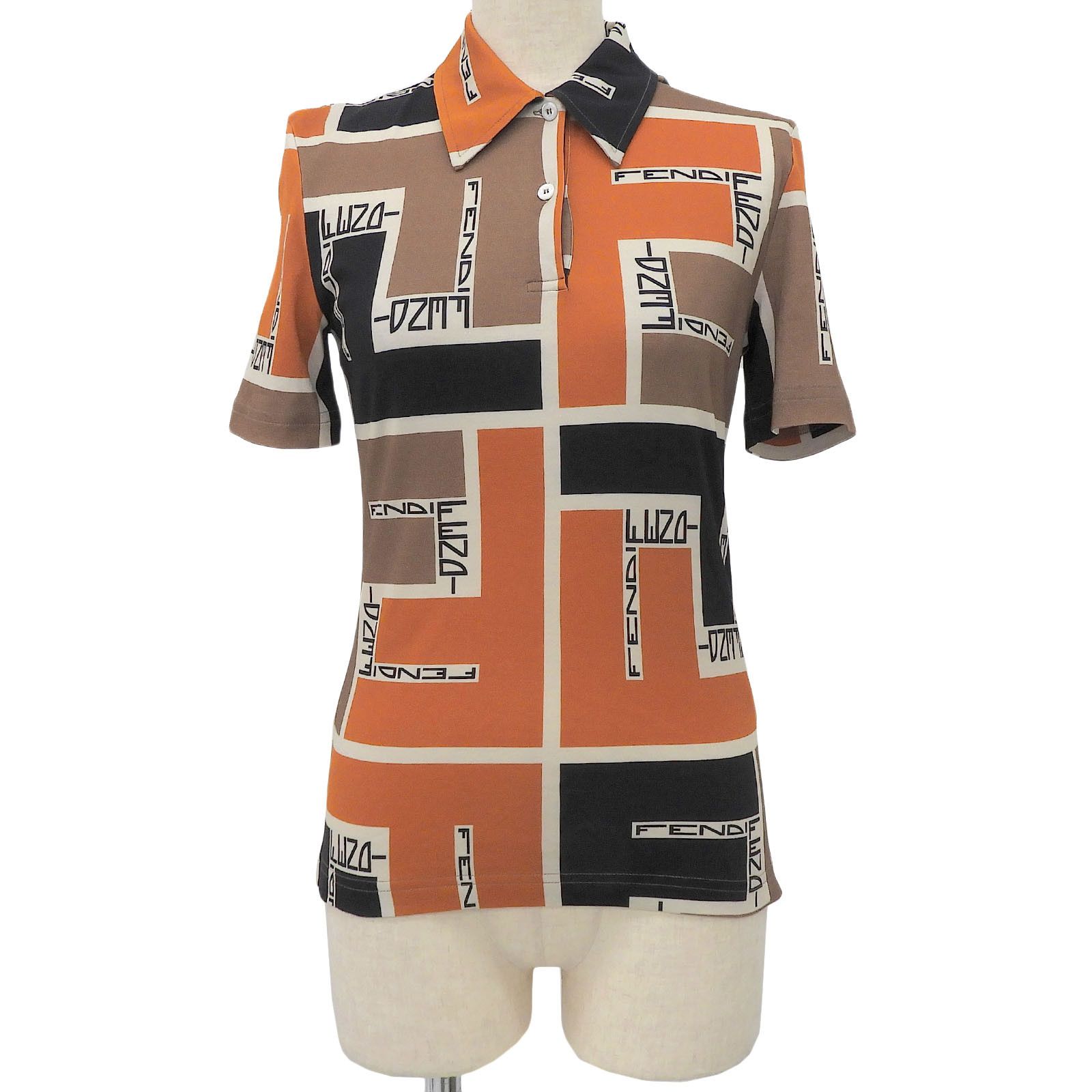 Fendi Fendi Fendi Cotton Polo Shirt Textile Tops FS9629 DUTY FREE for USA Size ONE SIZE - 1 Thumbnail