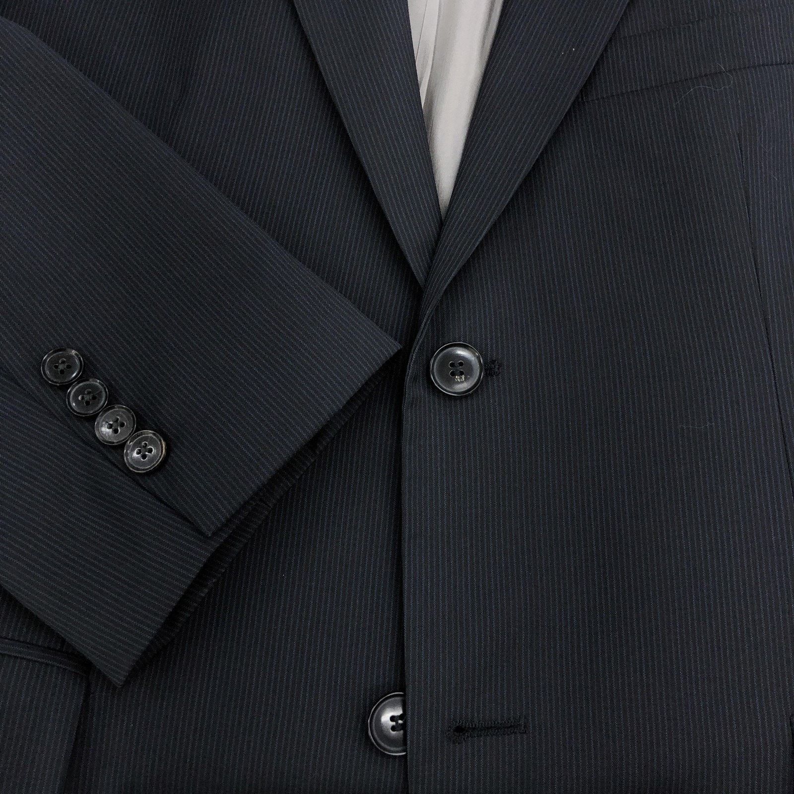 Hugo Boss Hugo Boss Sport Coat 38S Black Pinstripe Pasolini1/Movie1 Size 38S - 22 Thumbnail
