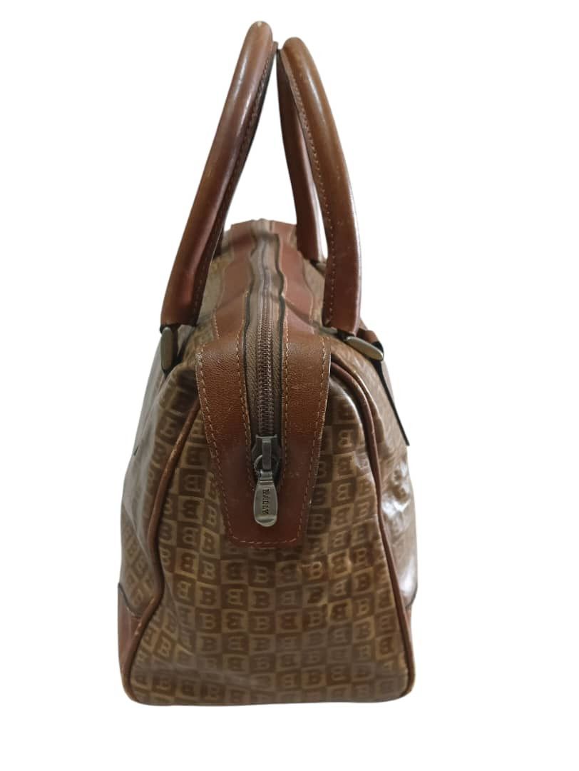 Bally Best Offer Vintage BALLY MONOGRAM Hand Bag One Size Size ONE SIZE - 3 Thumbnail