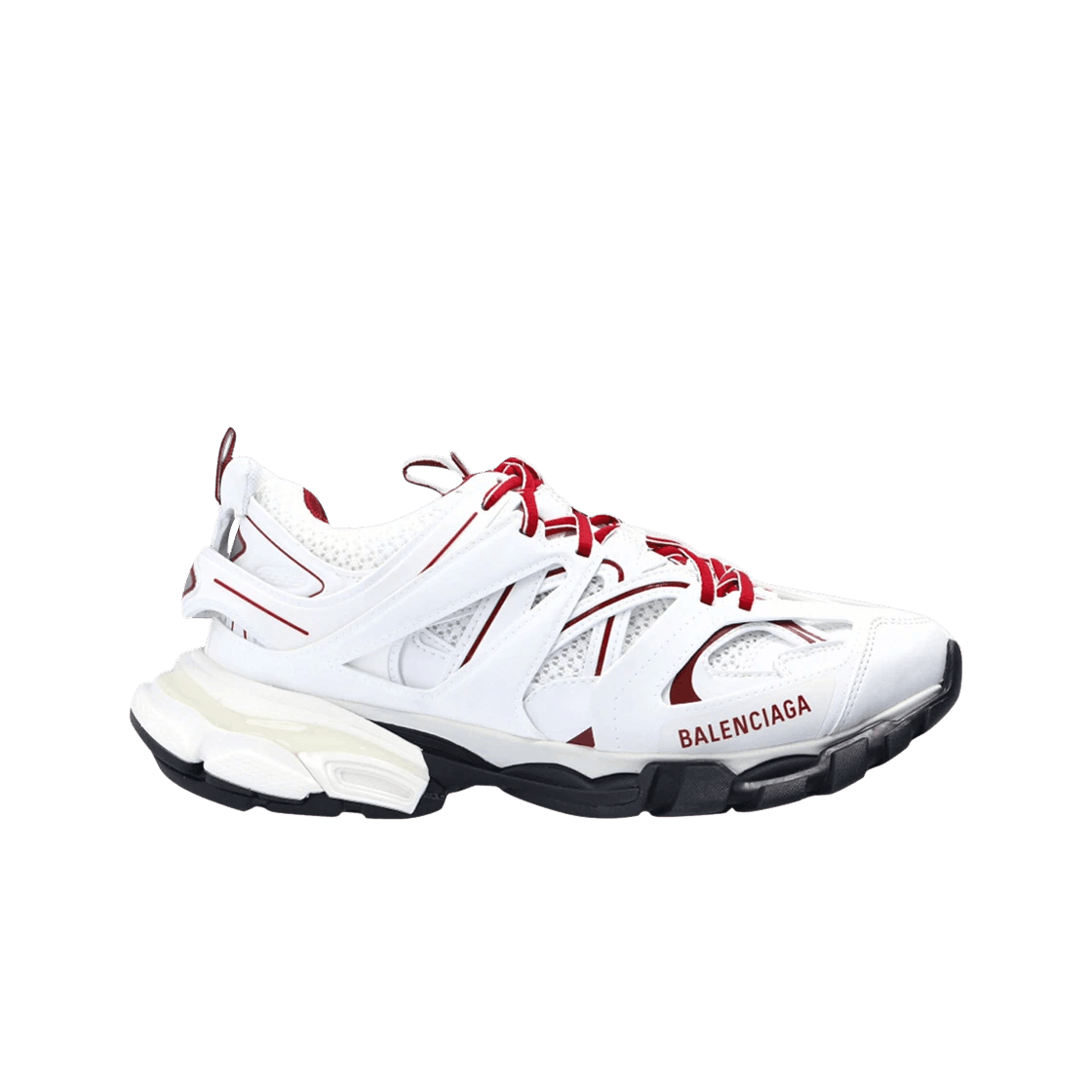 Balenciaga o1bcso1str1224 Triple Tricolor Sneakers in White/Burgundy Size US 5 / IT 35 - 1 Thumbnail
