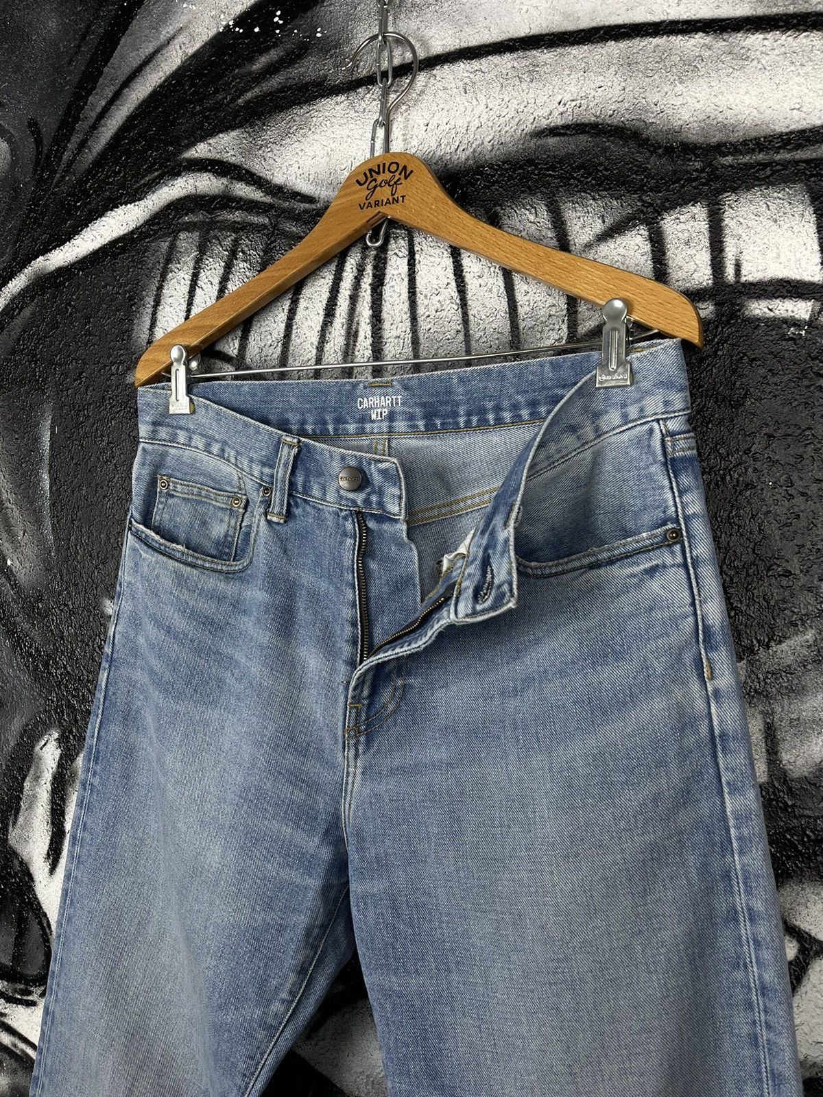 Carhartt Wip Carhartt WIP Pontiac Pant Men’s Jeans Size W29 L32 Size US 29 - 6 Thumbnail