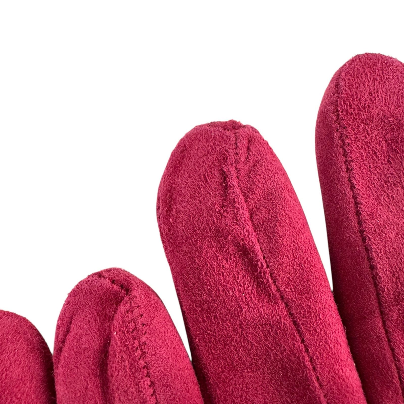 Bottega Veneta Bottega Veneta Pink Suede Intrecciato Gloves Size ONE SIZE - 7 Thumbnail
