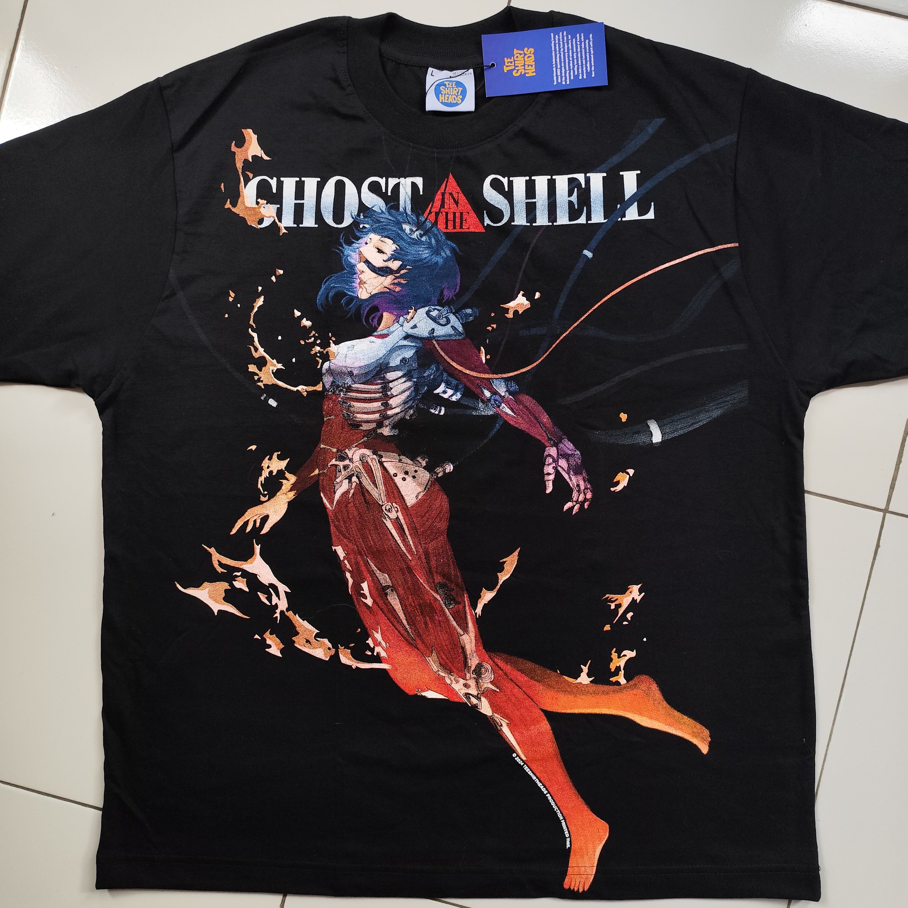 Anime × Vintage Rare Ghost In The Shell Anime Tee Japanese Manga Motoko Size US L / EU 52-54 / 3 - 2 Thumbnail