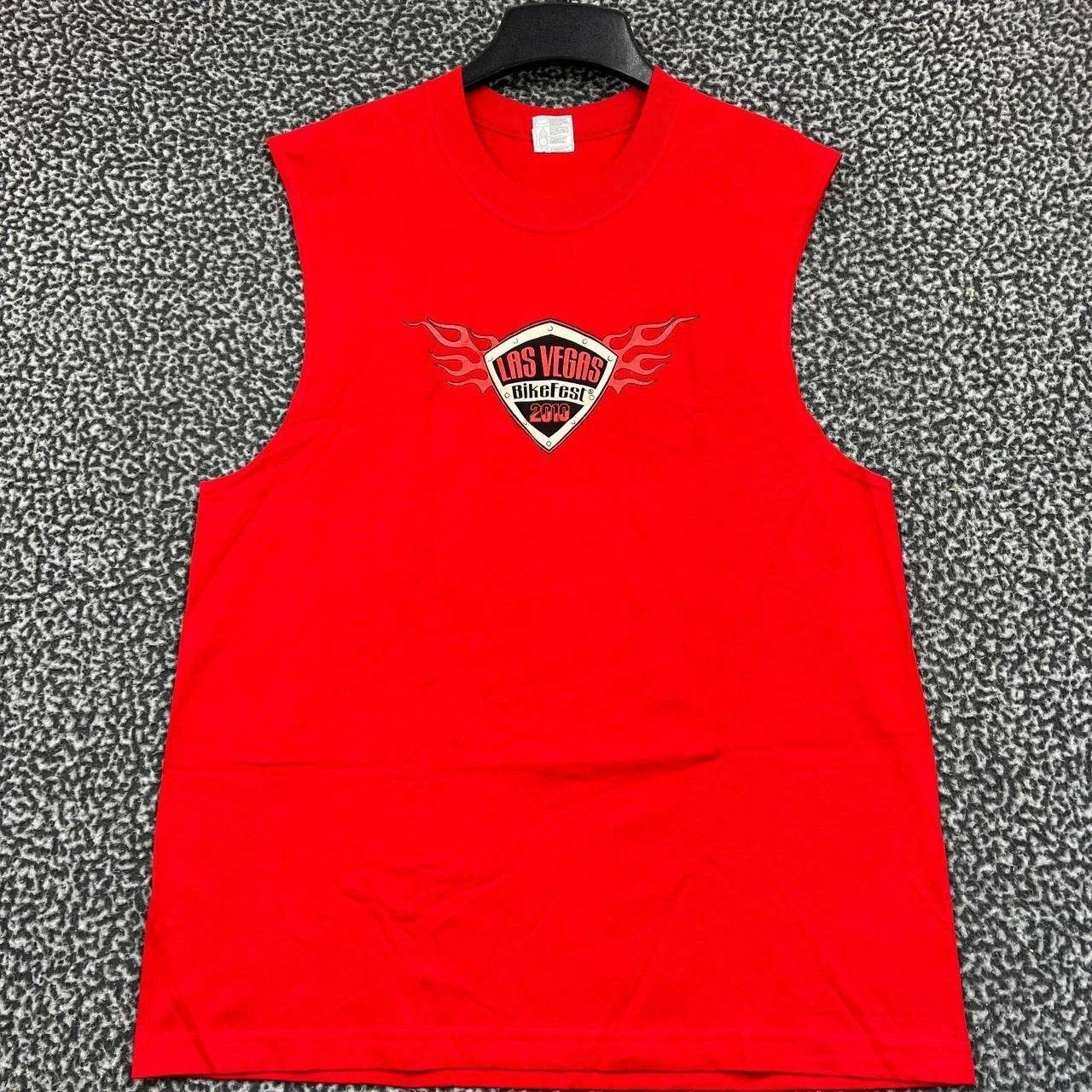 Alstyle Vintage Las Vegas Bike Fest Shirt L Sleeveless Deadstock New Size US L / EU 52-54 / 3 - 2 Thumbnail