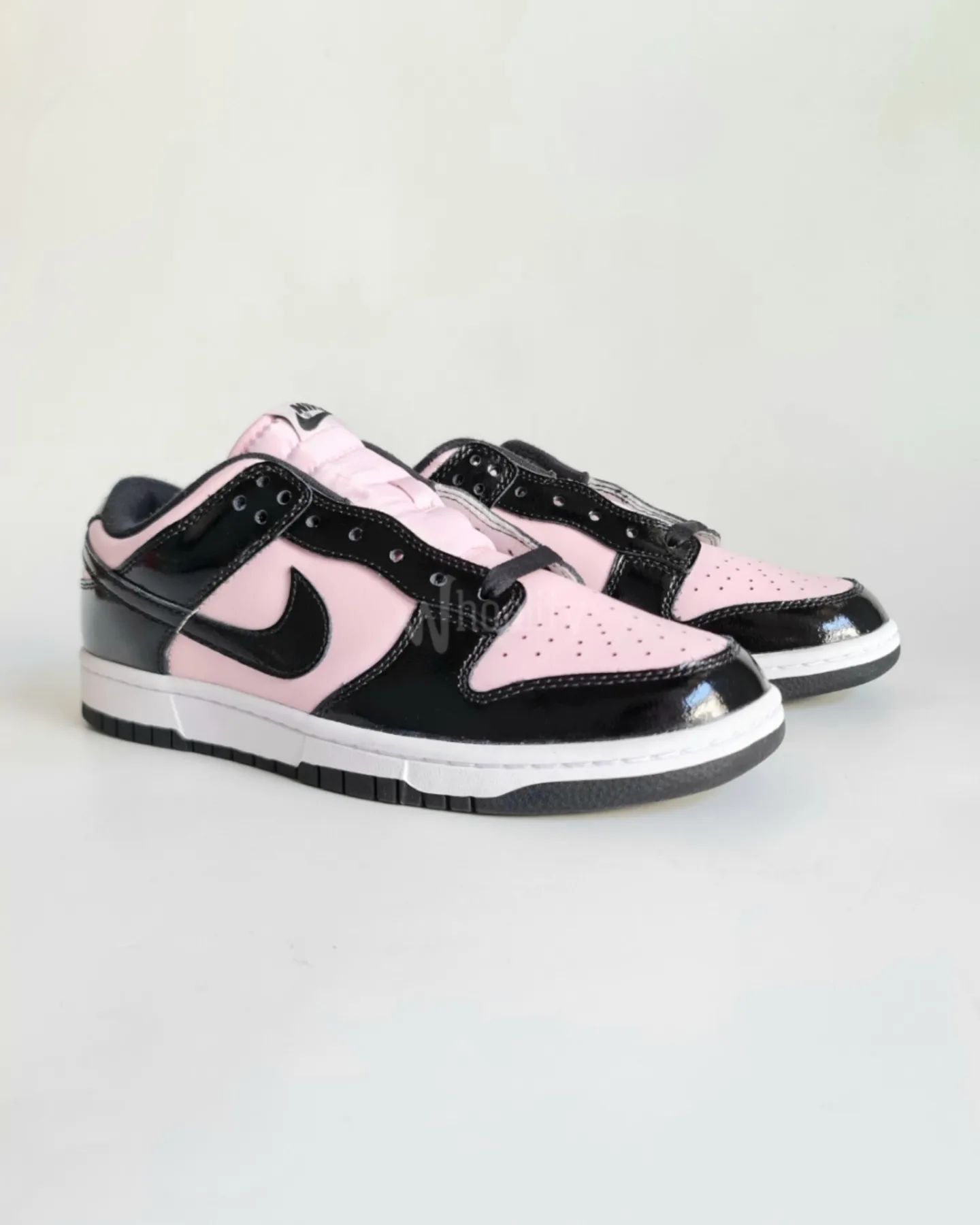 Nike Nike Dunk Low Women's Black Pink Foam DJ9955-600 Size US 11.5 / IT 41.5 - 2 Thumbnail