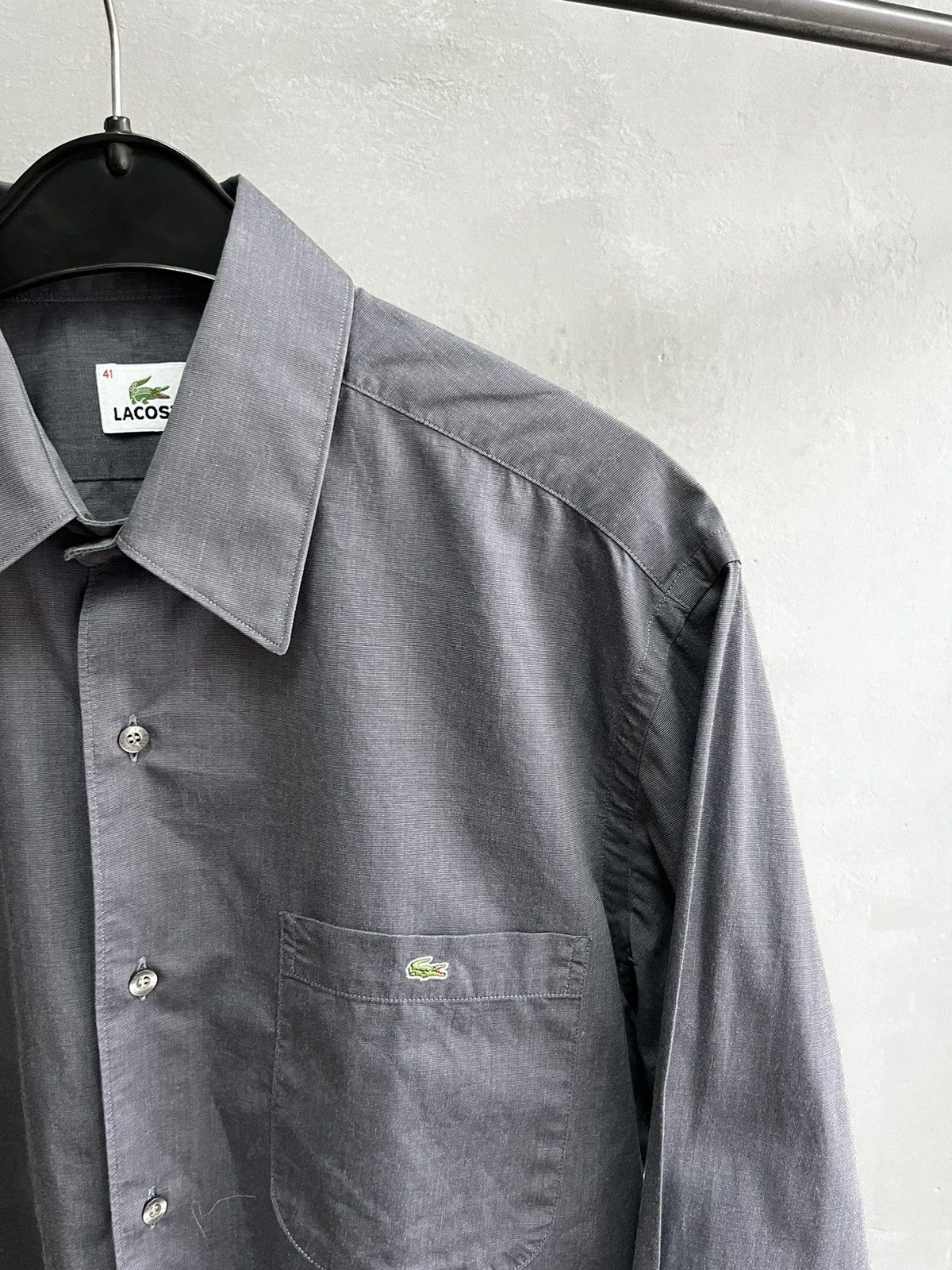 Lacoste × Vintage Lacoste shirt vintage Size US M / EU 48-50 / 2 - 3 Thumbnail
