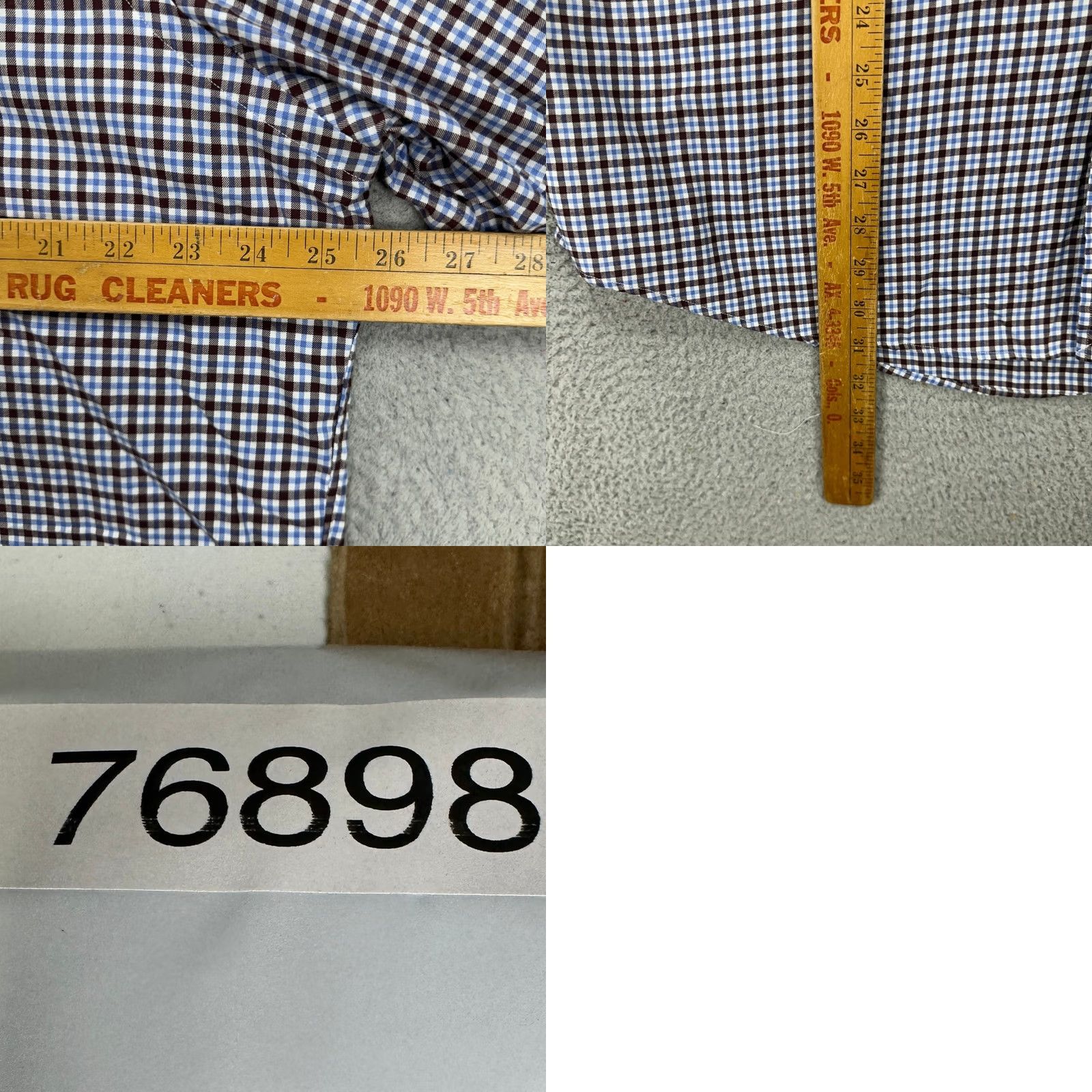 Ralph Lauren Ralph Lauren Mens Button Down Shirt XL Blue Brown White Plaid Pony Long Sleeve Size US XL / EU 56 / 4 - 8 Thumbnail
