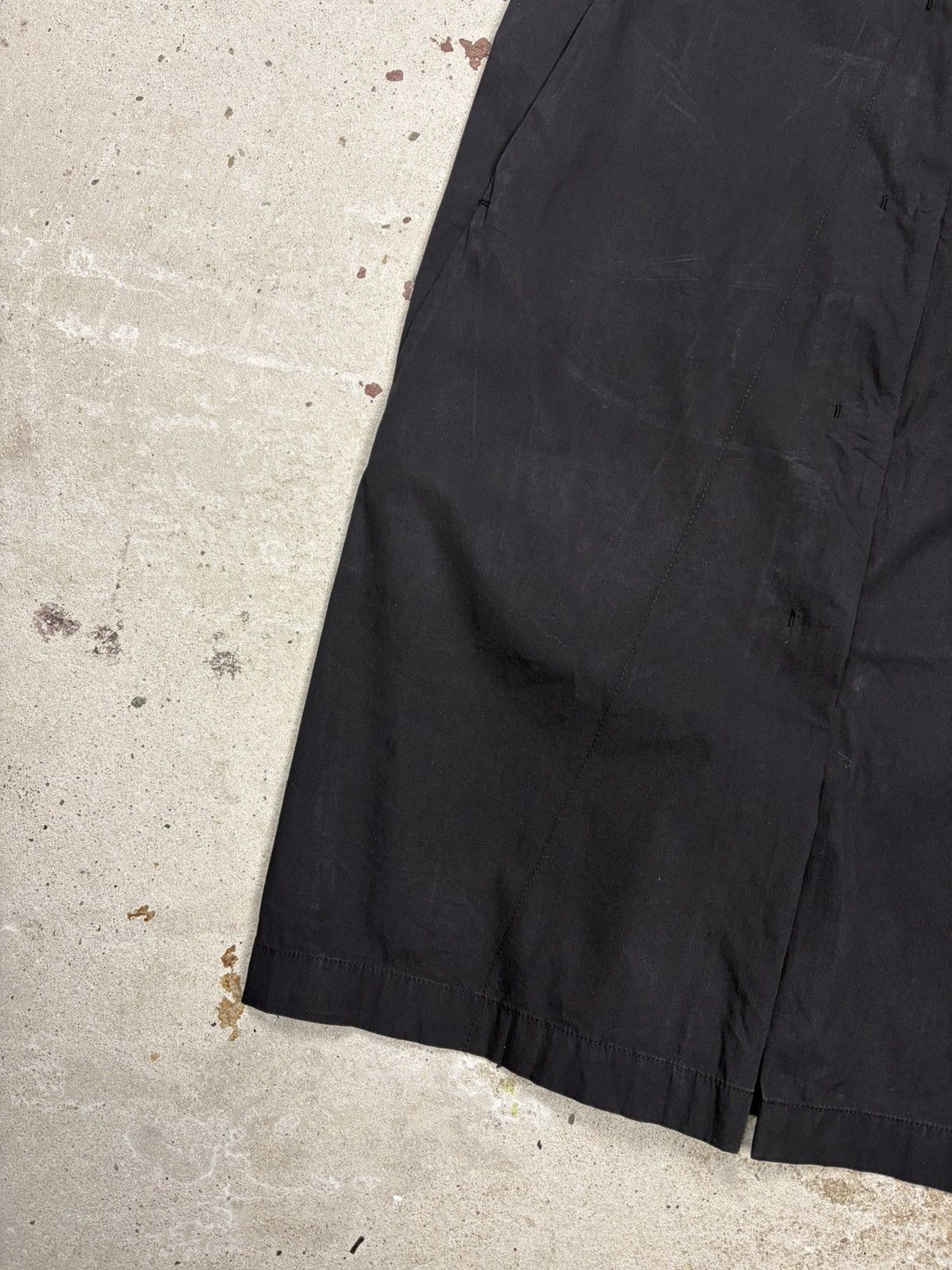 Jil Sander Jil Sander Black Shirtdress Midi Button Up Size XS / US 0-2 / IT 36-38 - 3 Thumbnail