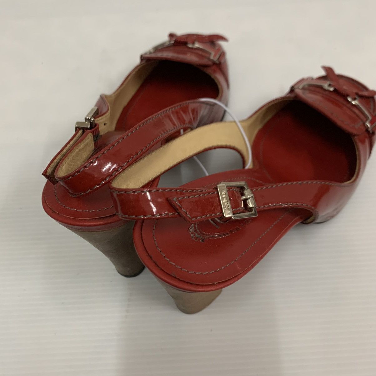 Tod's Authentic Tods Red Heels Size US 6.5 / IT 36.5 - 5 Thumbnail