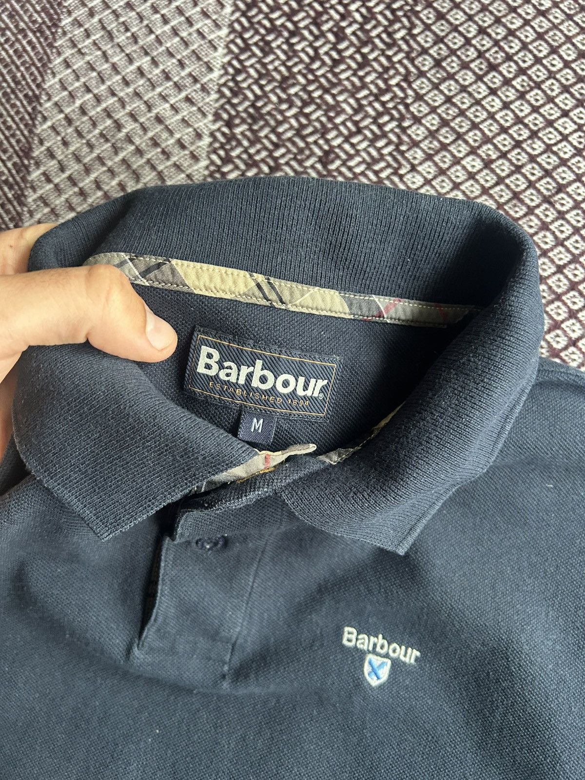Barbour Barbour Polo T-shirt Mens Classic Type Size Medium Size US M / EU 48-50 / 2 - 7 Thumbnail