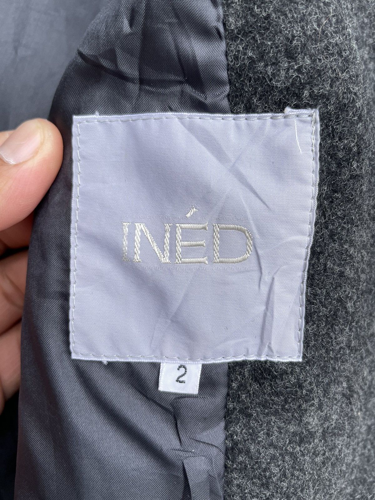 Yohji Yamamoto 🔥Accept Binding🔥 INED By Yohji Yamamoto By Peacoat With Belt Size S / US 4 / IT 40 - 8 Thumbnail