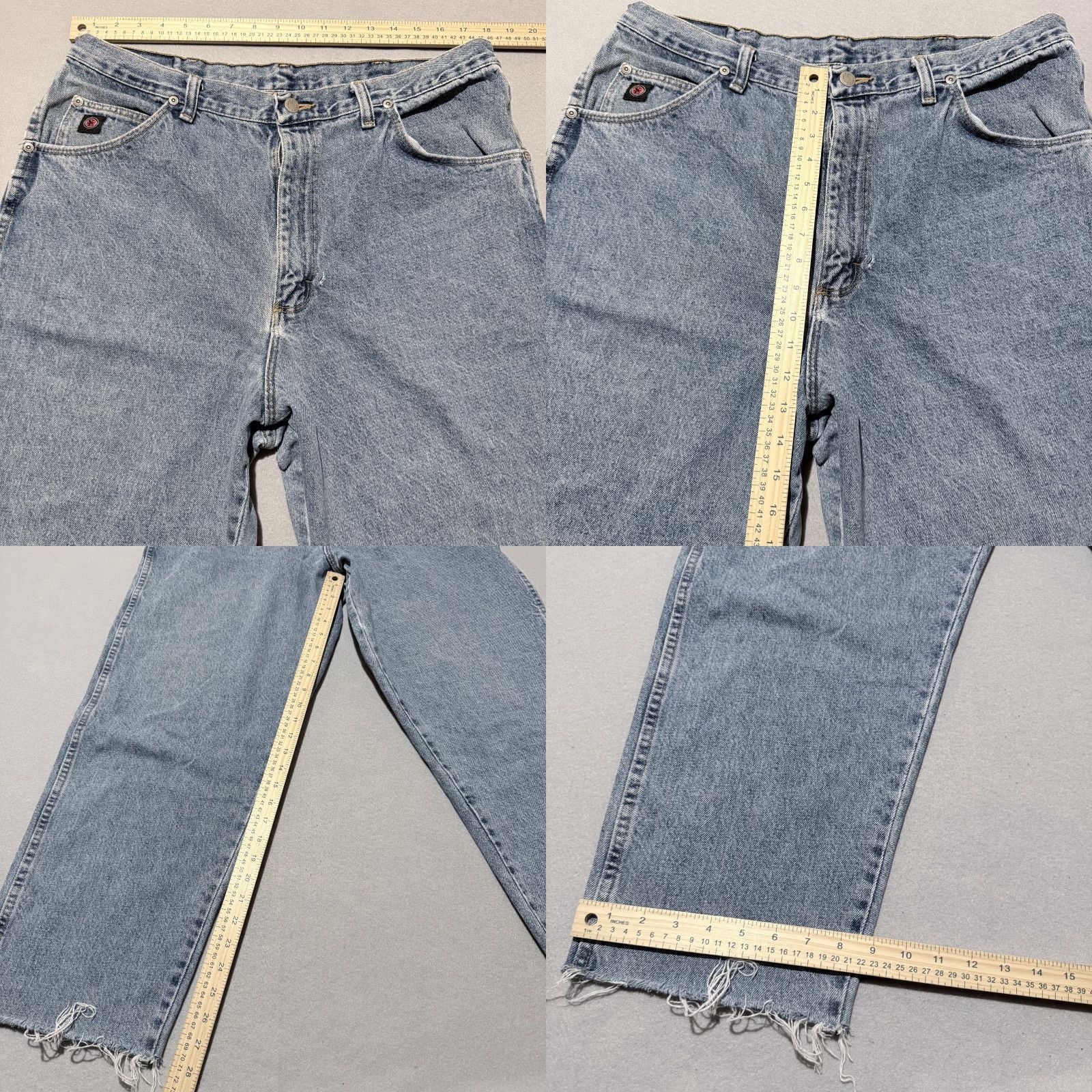 Wrangler Wrangler Jeans Men's Light Wash Blue 38x28 Straight Boots - 5-Pocket Denim Silver Edition Size US 38 / EU 54 - 9 Thumbnail