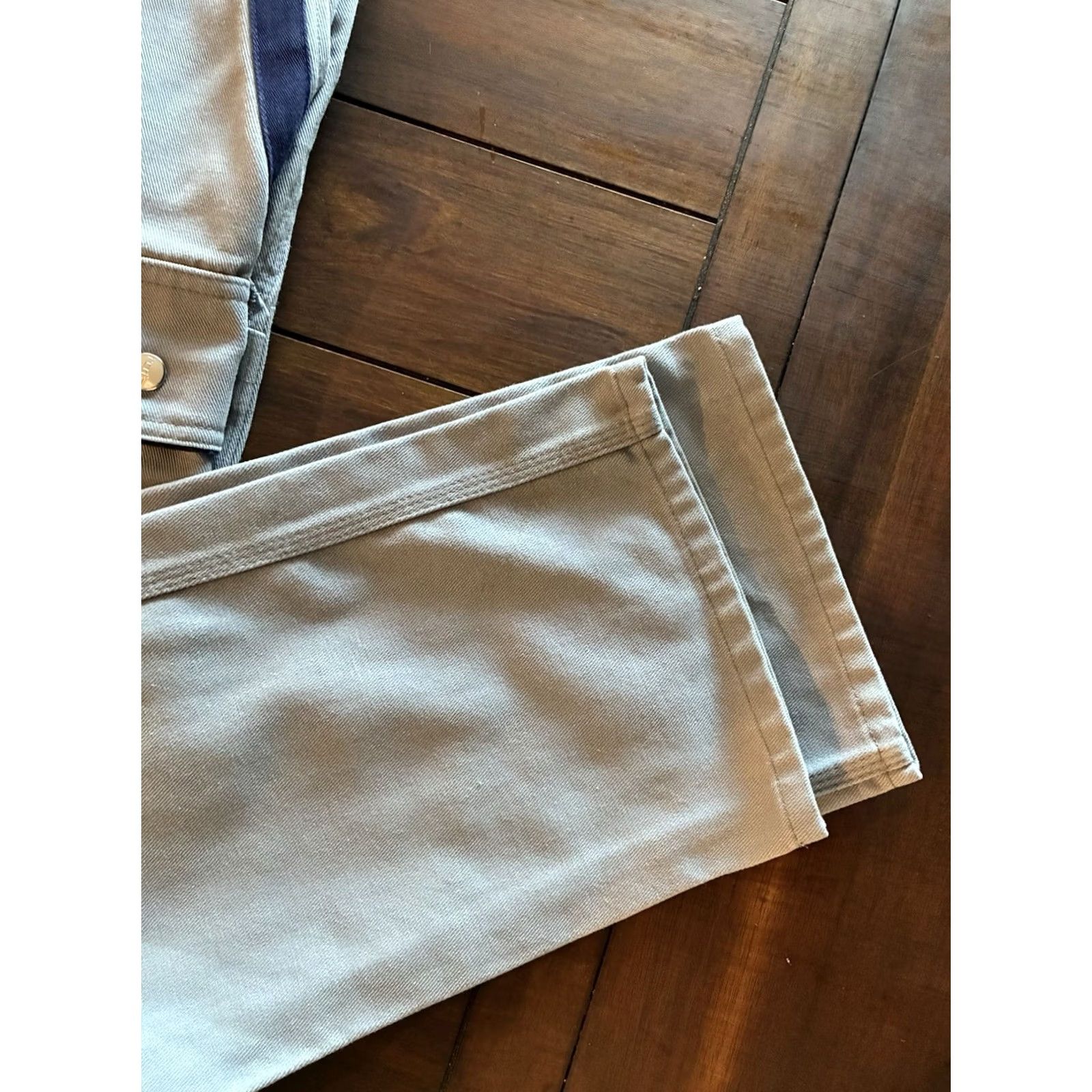 Vintage ROFA Canvas Pants Carpenter Work Pants 48 Regular Gray Men 32in Inseam Size US 32 / EU 48 - 2 Thumbnail