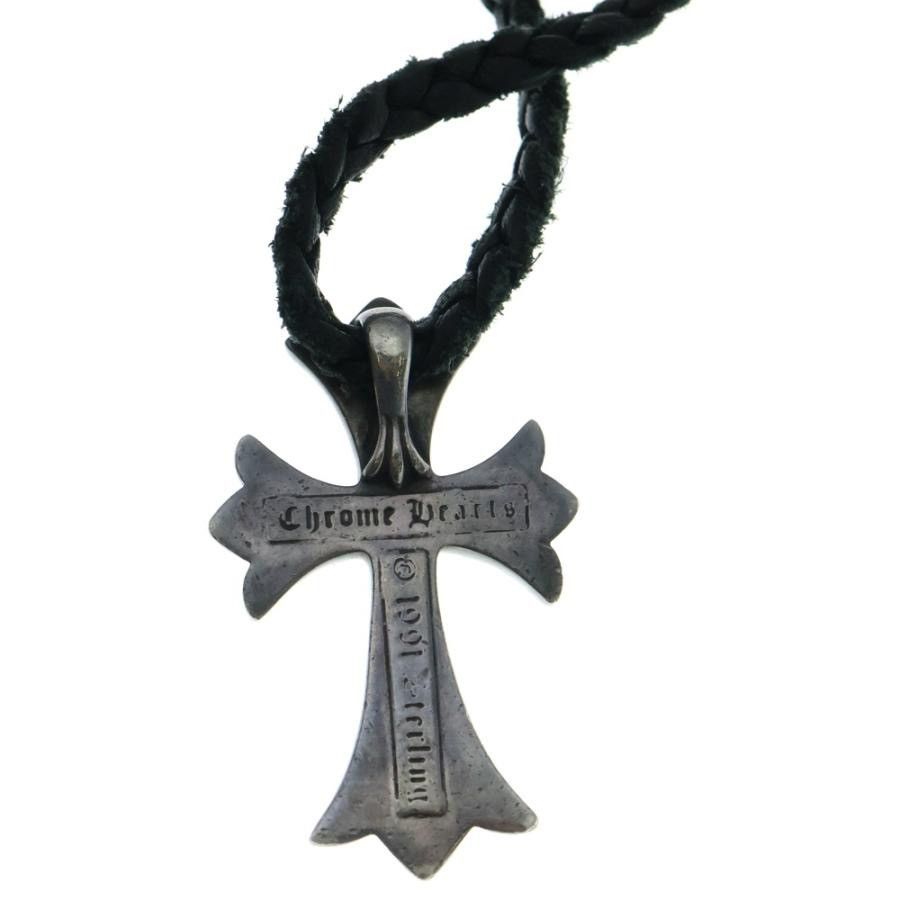 Chrome Hearts Chrome Hearts CH Cross Leather Braid PENDANT Necklace Size ONE SIZE - 2 Thumbnail