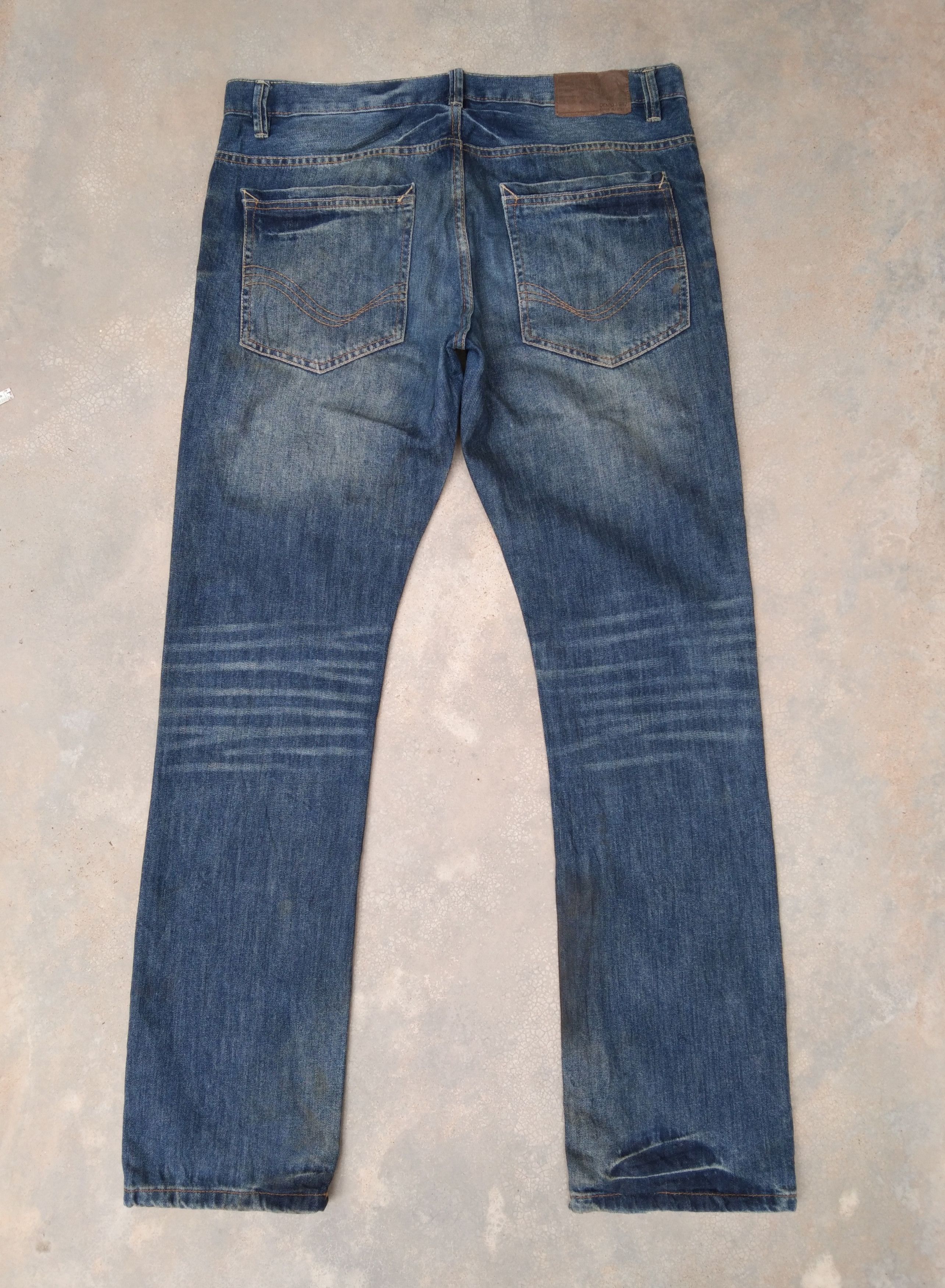 Jean Vintage Whisker Denim Jeans 36x34 Size US 36 / EU 52 - 2 Thumbnail