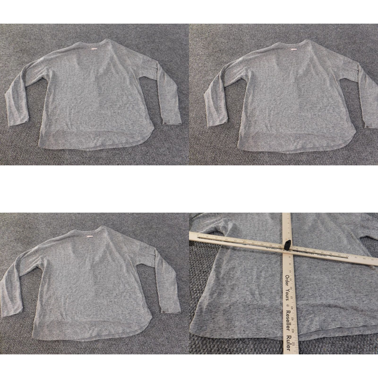 Victoria's Secret Victoria's Secret Pajama Top Womens XS Gray Plaid Long Sleeve Camisole Cotton Polyester Nightwear Size XS / US 0-2 / IT 36-38 - 8 Thumbnail