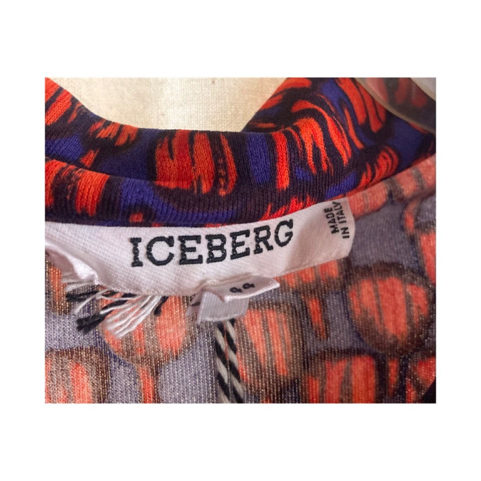 Iceberg Vintage ICEBERG Graphic Stretch Polo Shirt Size M / US 6-8 / IT 42-44 - 3 Thumbnail