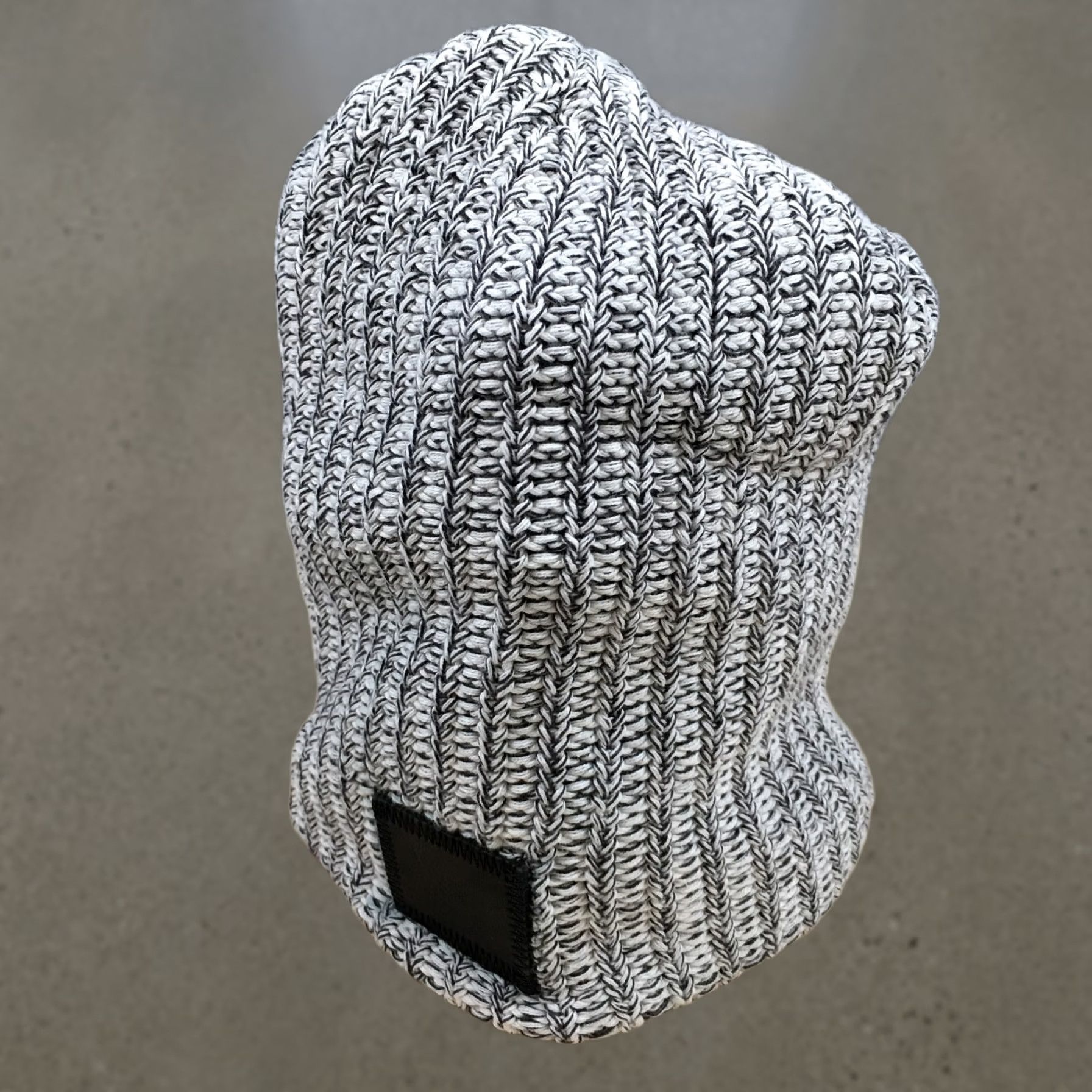Vintage Love Your Melon Beanie Hat Womens One Size Knitted Cotton Gray Winter Size ONE SIZE - 1 Thumbnail