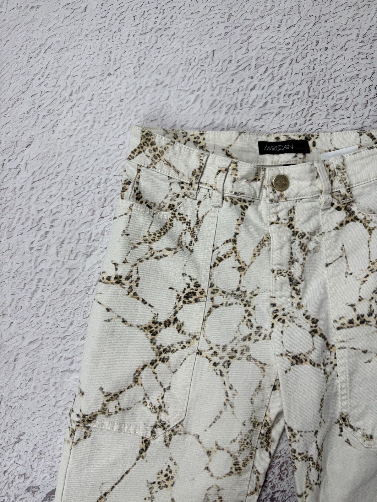 Other Marc Cain Jeans mit Allover-Animal-Print in offwhite Size 27" / US 4 / IT 40 - 6 Thumbnail