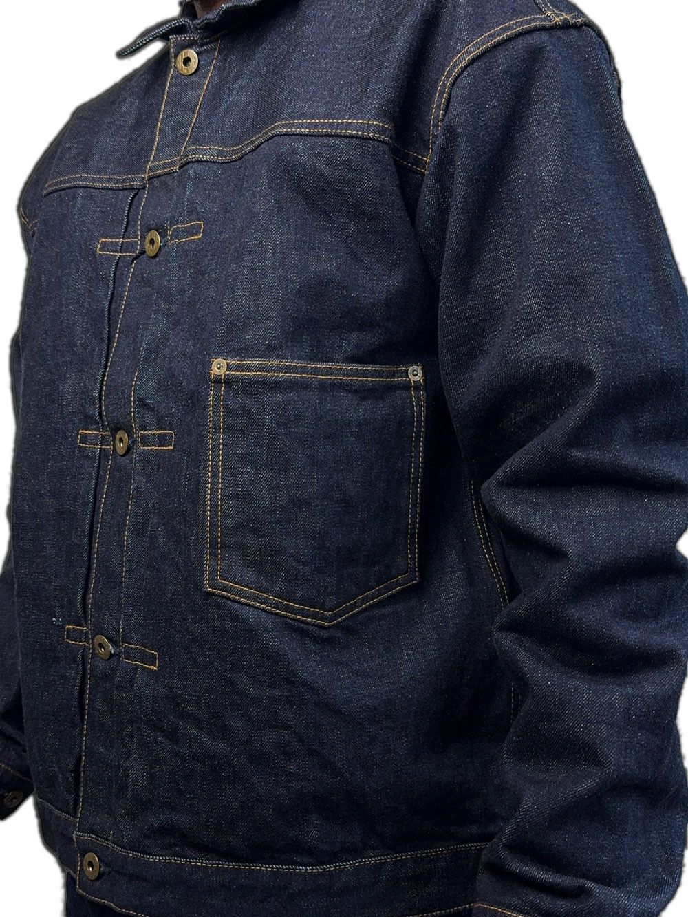 Japan Blue JAPAN BLUE JJK0012M31 14.8oz WWII Type-I Denim Jacket Size US XL / EU 56 / 4 - 18 Thumbnail