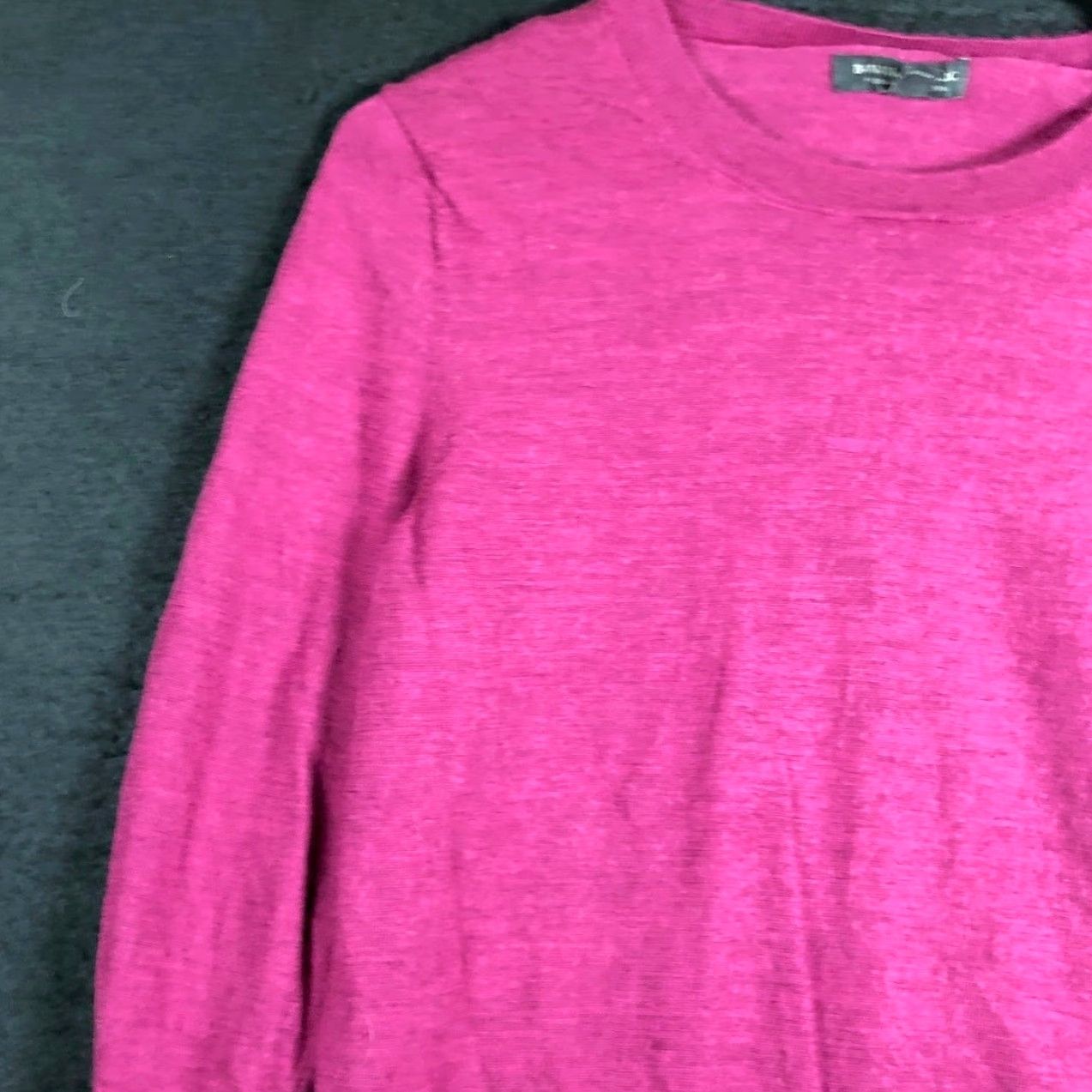 Banana Republic Banana Republic Womens Sweater Purple 100% Merino Wool Long Sleeve M - Casual Workwear Knit Pullover Crew Neck Solid Size M Womens Pullover Sweater Size M / US 6-8 / IT 42-44 - 4 Thumbnail