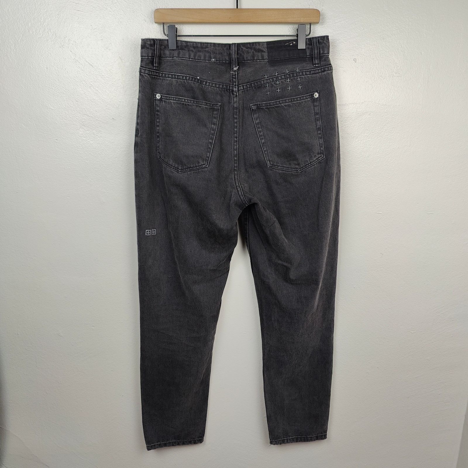 Ksubi Ksubi Arrow Jeans Womens 30 Viper Black Wash Straight Leg Size 30" / US 8 / IT 44 - 5 Thumbnail