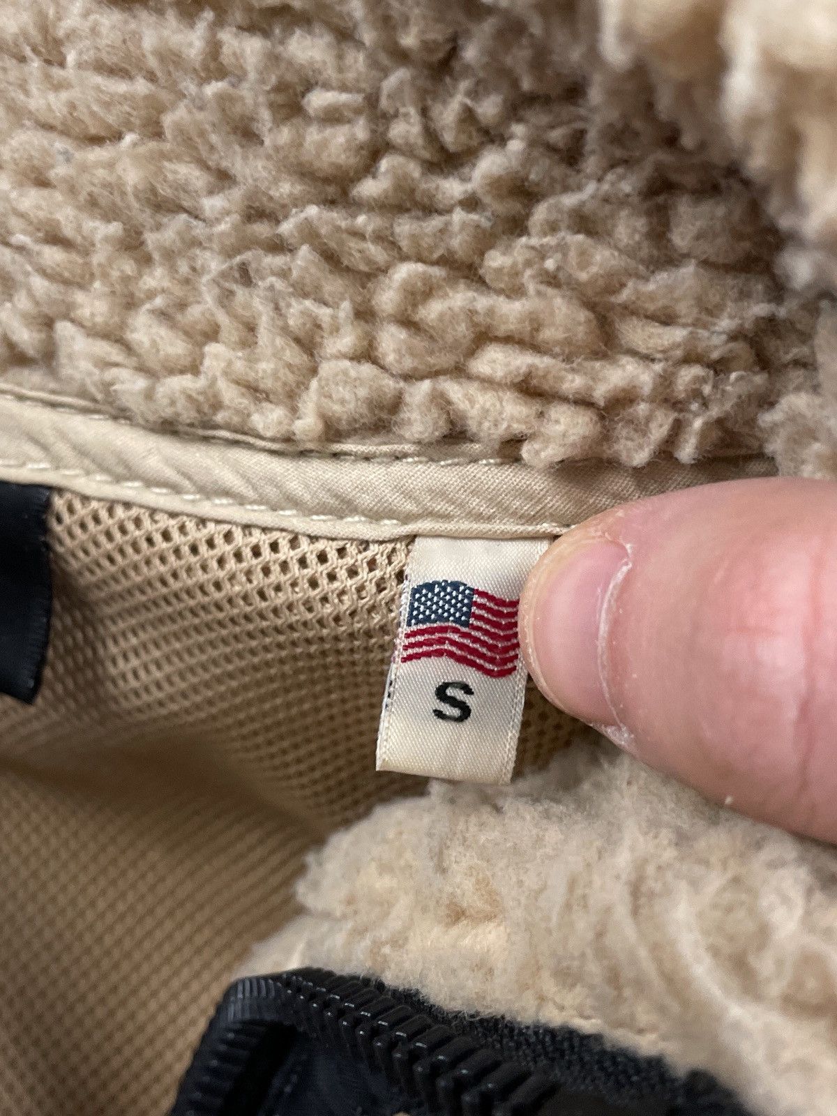 Schott Schott vintage retro beige Sherpa 90s Size US S / EU 44-46 / 1 - 5 Thumbnail