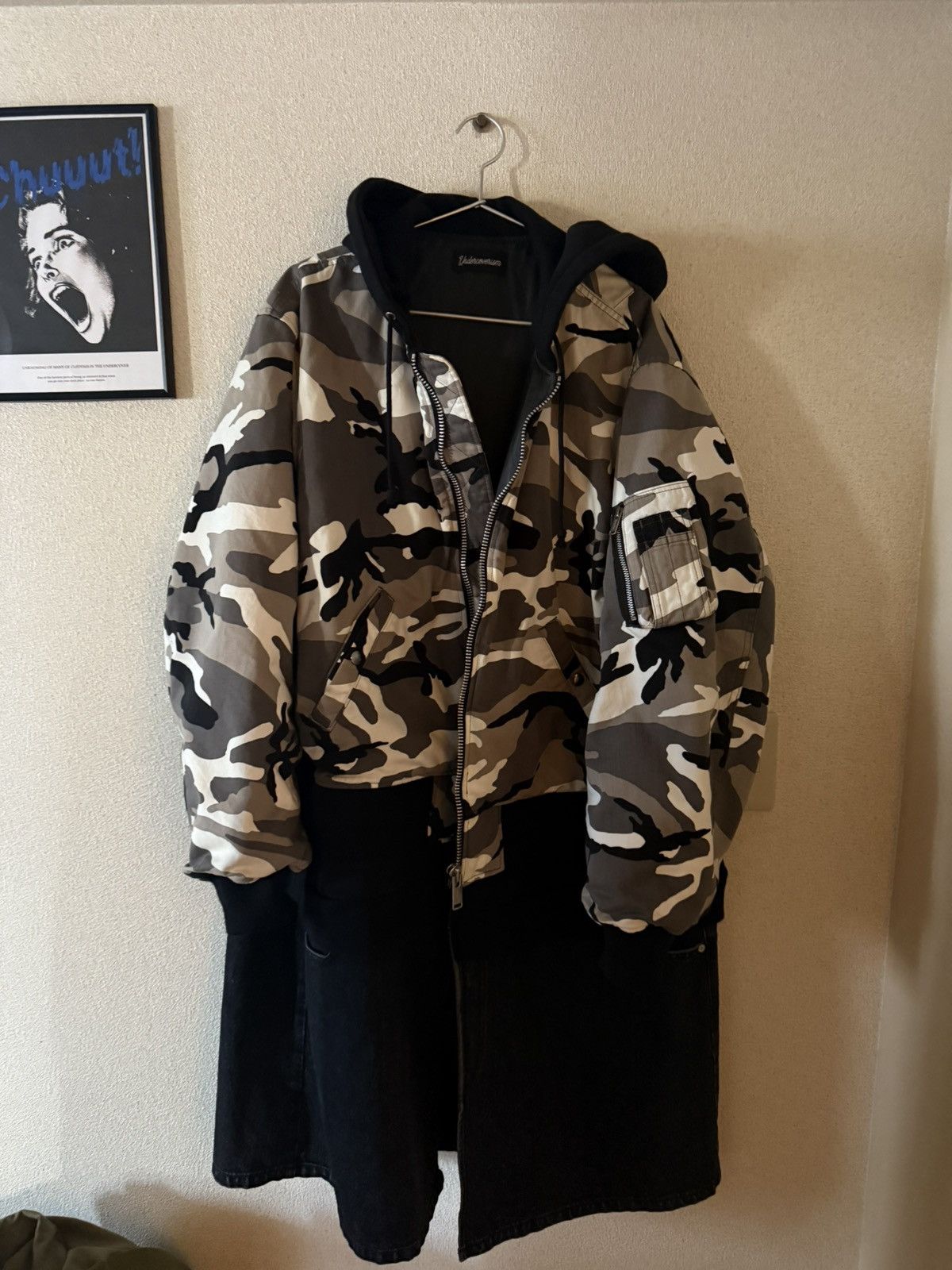 Undercover 22AW Layered Hybrid Coat