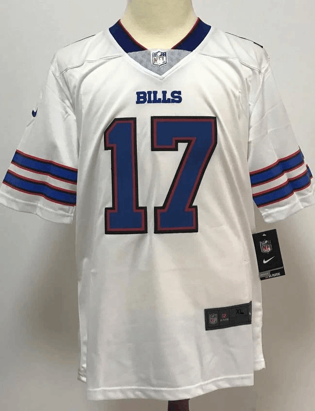 NFL Buffalo Bills #17 Josh Allen Jersey White Size US XL / EU 56 / 4 - 2 Thumbnail