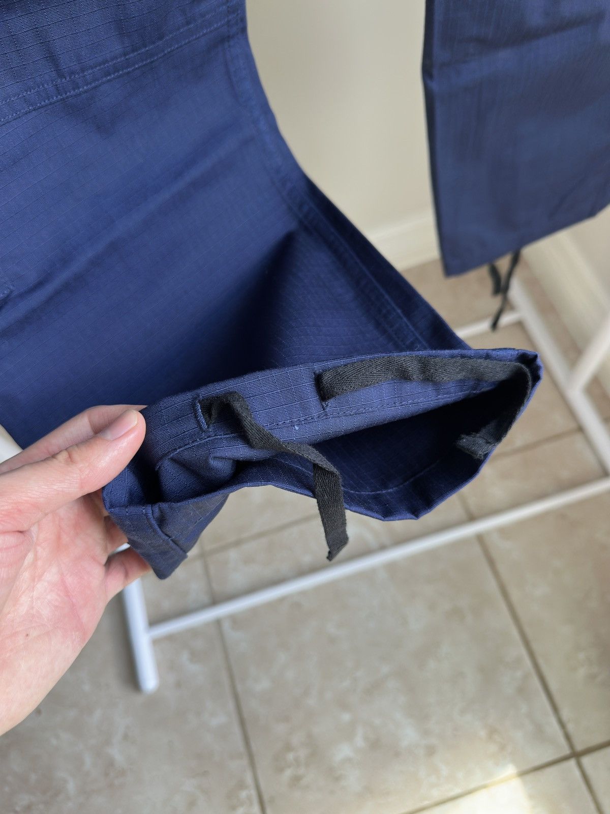Corteiz Alcatraz Logo Guerillaz Cargo Pants Navy Size US 32 / EU 48 - 5 Thumbnail