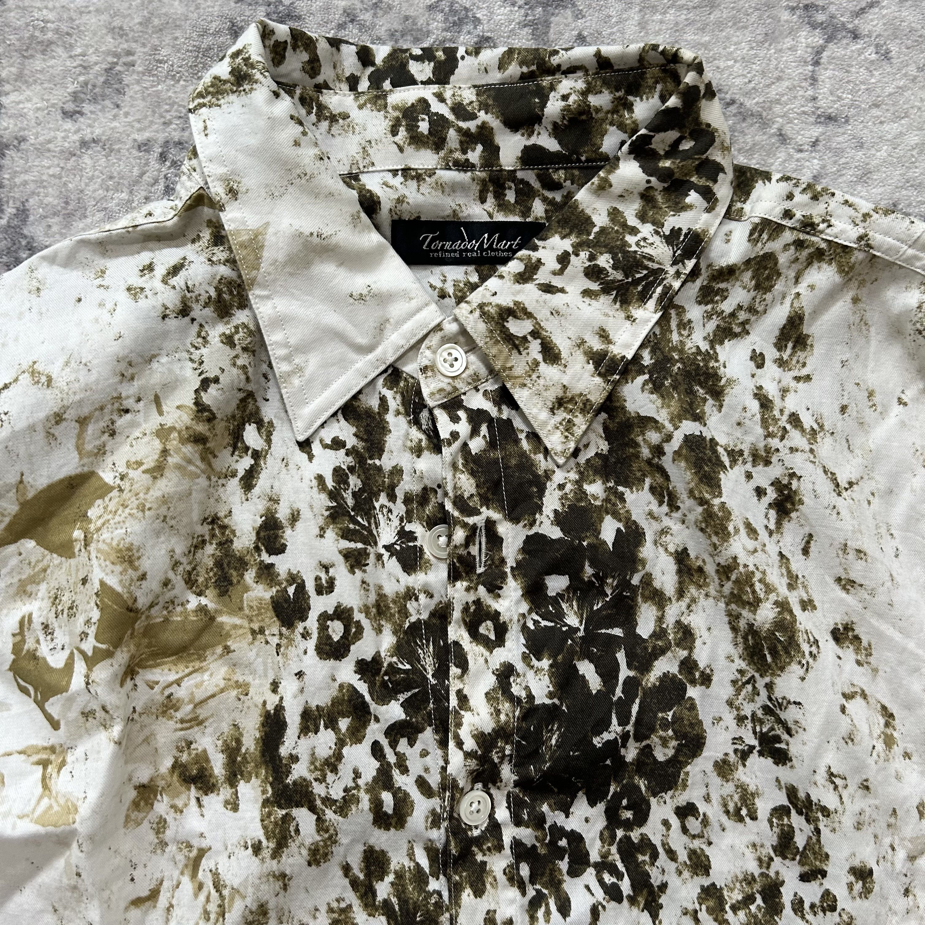 Japanese Brand × Tornado Mart Tornado Mart Cheetah Button Up Shirt Size US S / EU 44-46 / 1 - 3 Thumbnail
