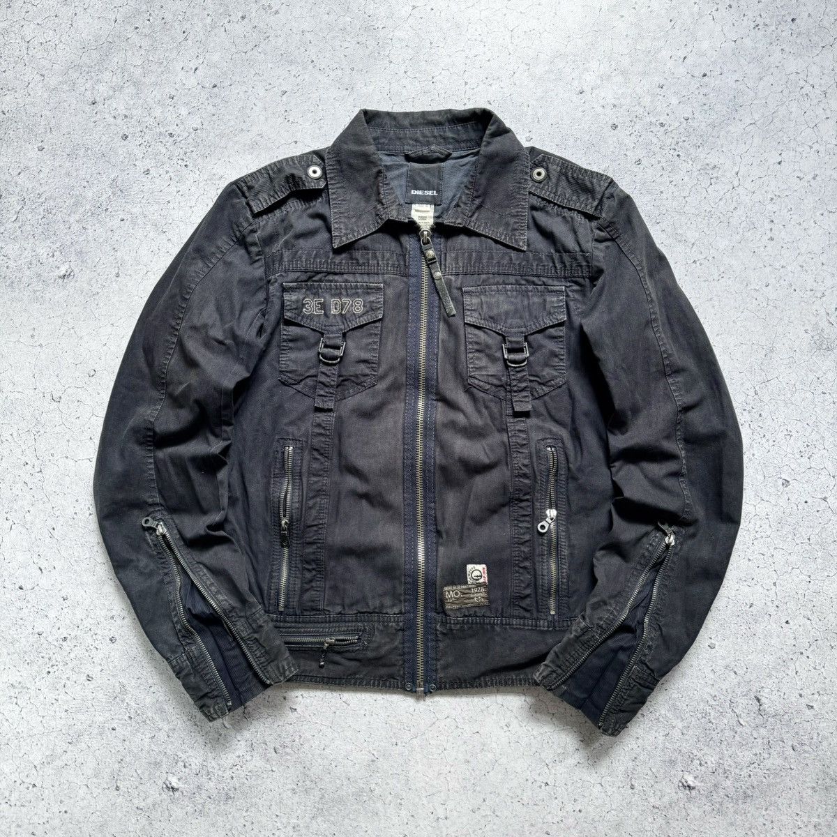 Diesel × Japanese Brand × Vintage Diesel Blue Panthers Fighters 