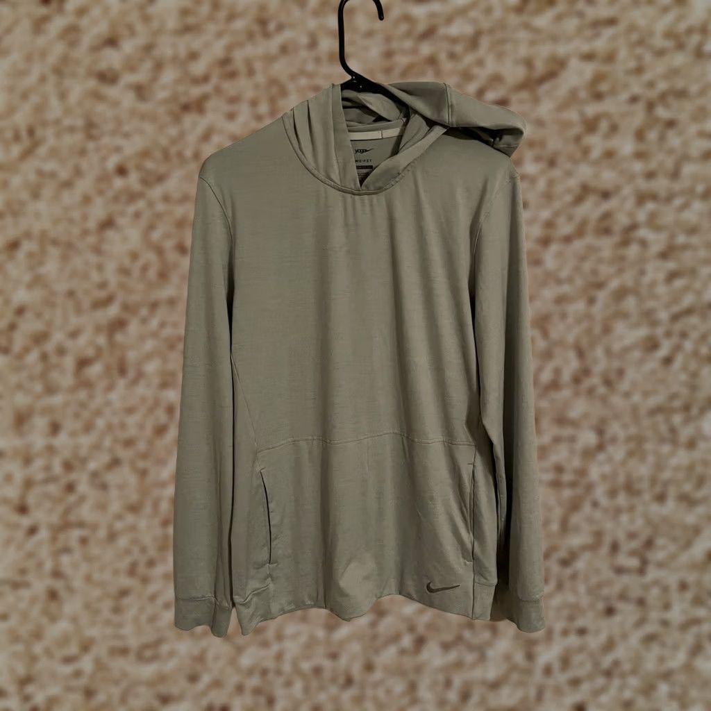 Nike Nike Dri-FIT Yoga Hoodie Lightweight Loose Fit Gray DQ4886-034 Men's Small Tall Size US S / EU 44-46 / 1 - 1 Thumbnail