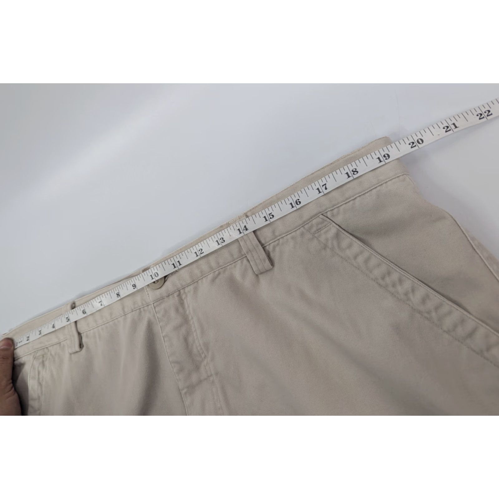 Anchor Blue VINTAGE Anchor Blue Cargo Shorts Zip Pocket Men's 40 Beige Skate Baggy Outdoors Y2K Size US 40 / EU 56 - 6 Thumbnail