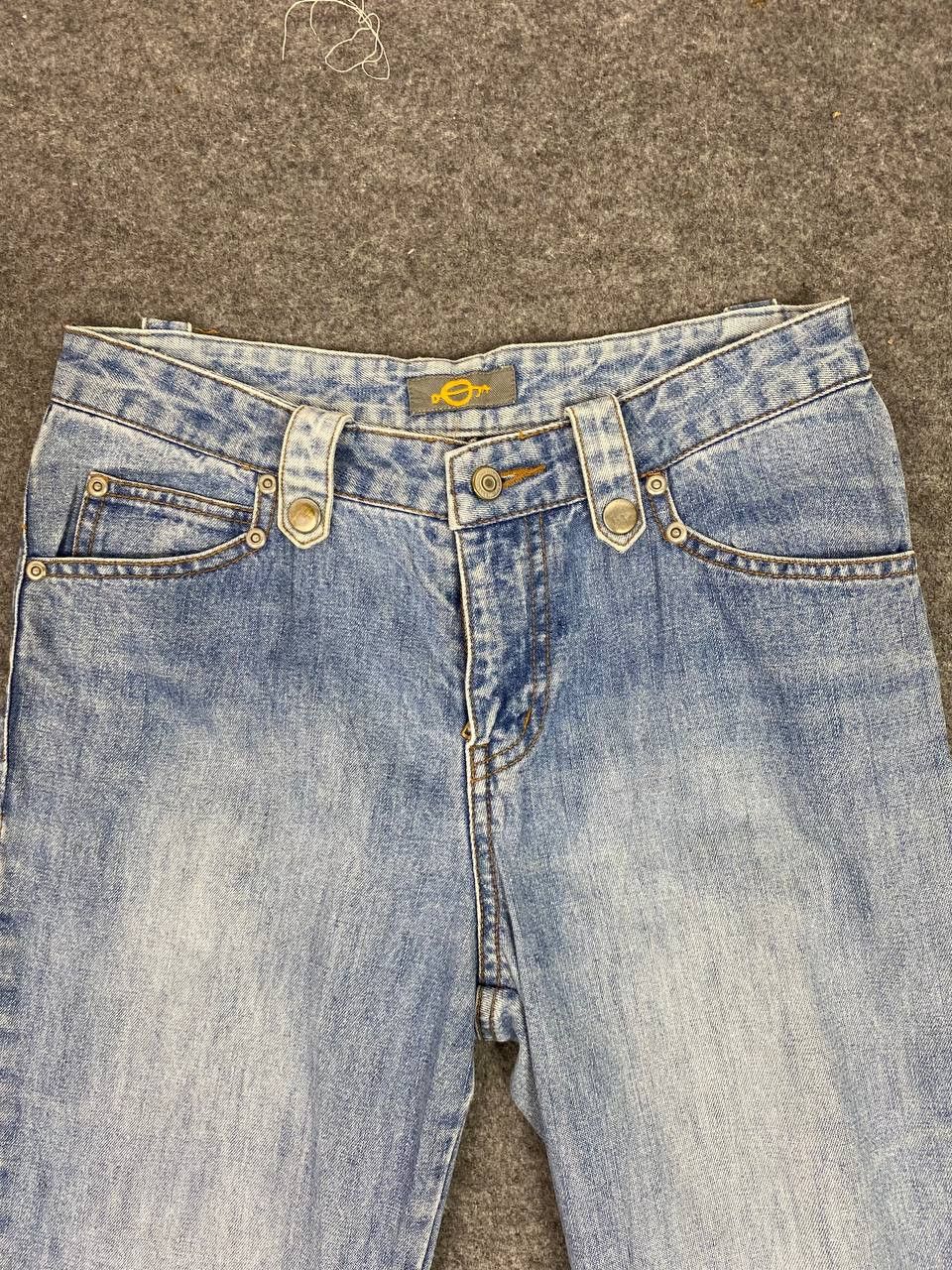 Japanese Brand vintage japanese brands embroided design bootcut flare denim Size 30" / US 8 / IT 44 - 8 Thumbnail