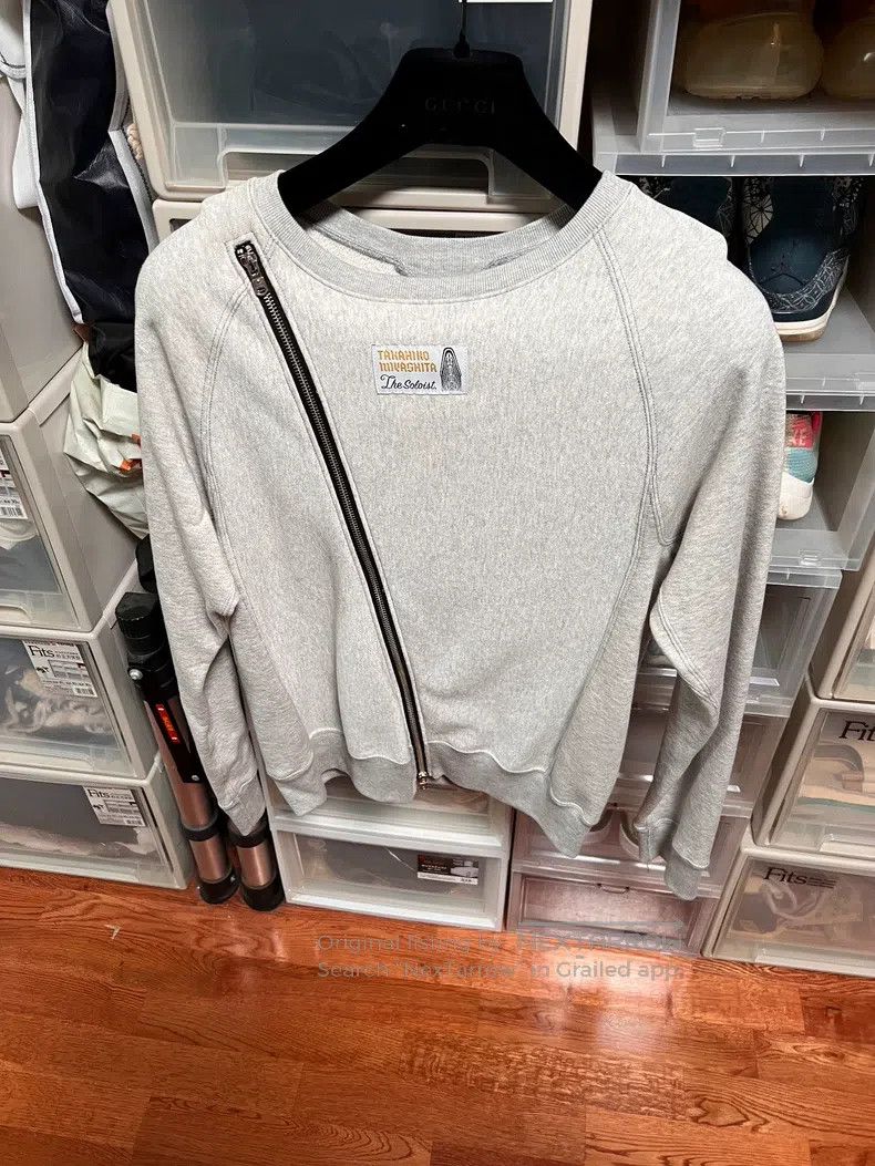 Takahiromiyashita The Soloist. Takahiromiyashita The Soloist. Gray zipper sweatshirt Size US S / EU 44-46 / 1 - 1 Thumbnail