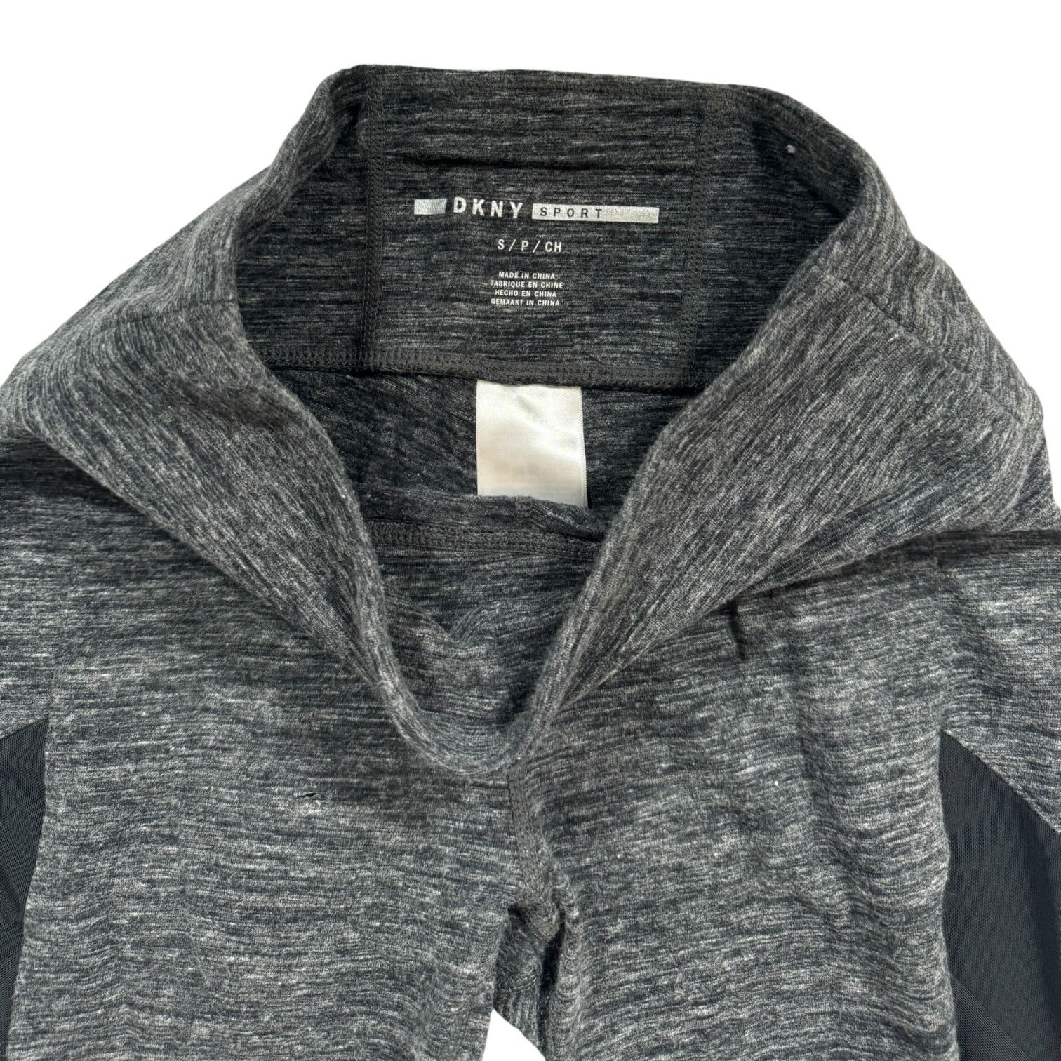 DKNY DKNY Sport Mottled Gray Yoga Pants with Black Mesh Small Size 26" / US 2 / IT 38 - 4 Thumbnail