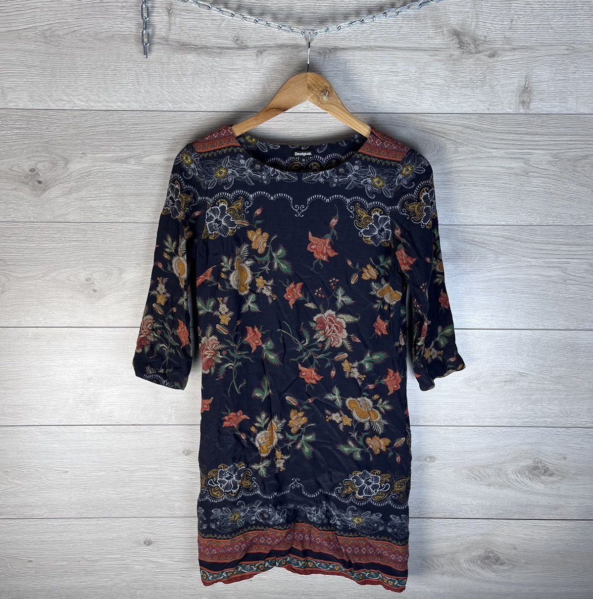 Desigual Women dress Designer size 36 casual Size XS / US 0-2 / IT 36-38 - 1 Thumbnail