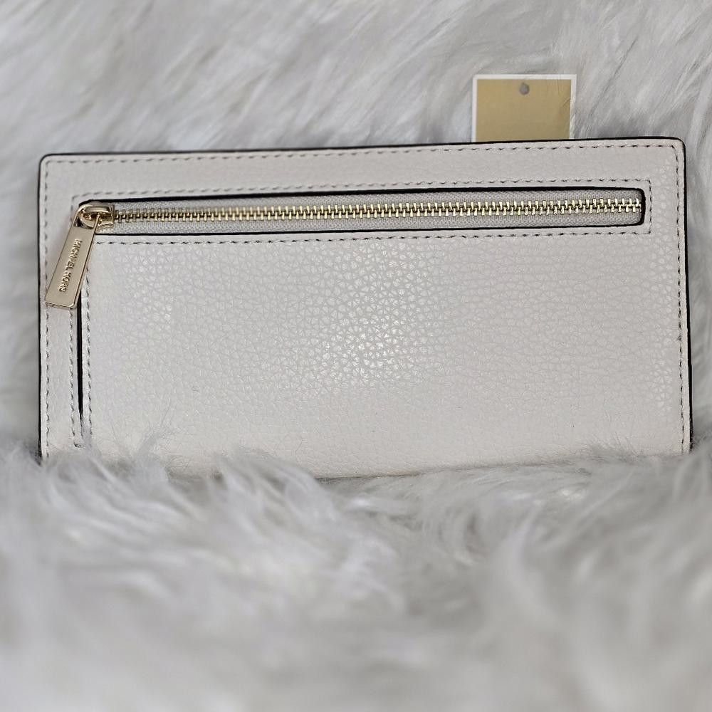 Michael Kors Michael Kors Cream Leather Wallet Size ONE SIZE - 2 Thumbnail