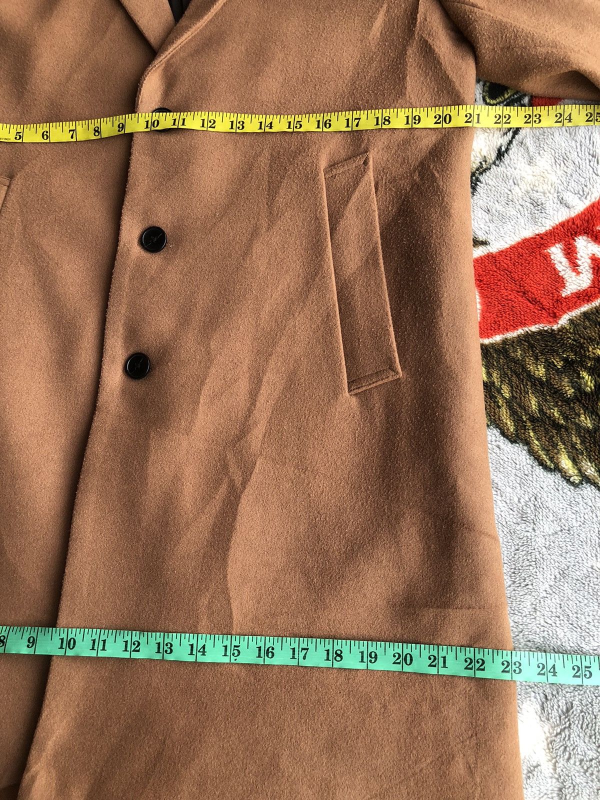 If Six Was Nine × Japanese Brand × Le Grande Bleu (L.G.B.) Vintage Raku Motion Wooly Knit Trench Coat Jacket Size US M / EU 48-50 / 2 - 10 Thumbnail