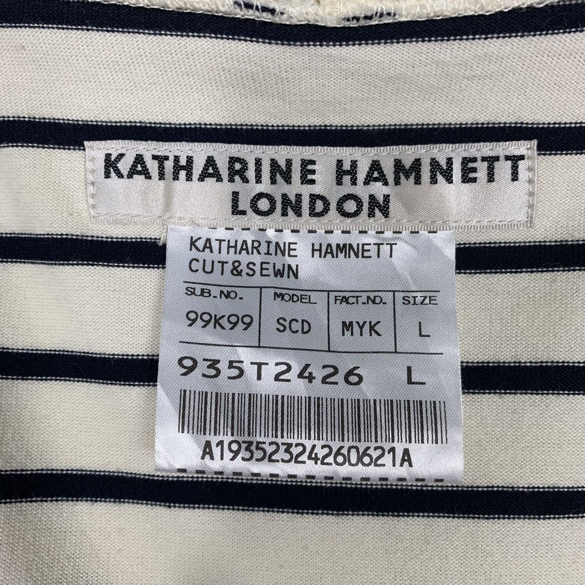 Katharine Hamnett London Katherine Hamnett London Stripe Jacket Size L / US 10 / IT 46 - 13 Thumbnail