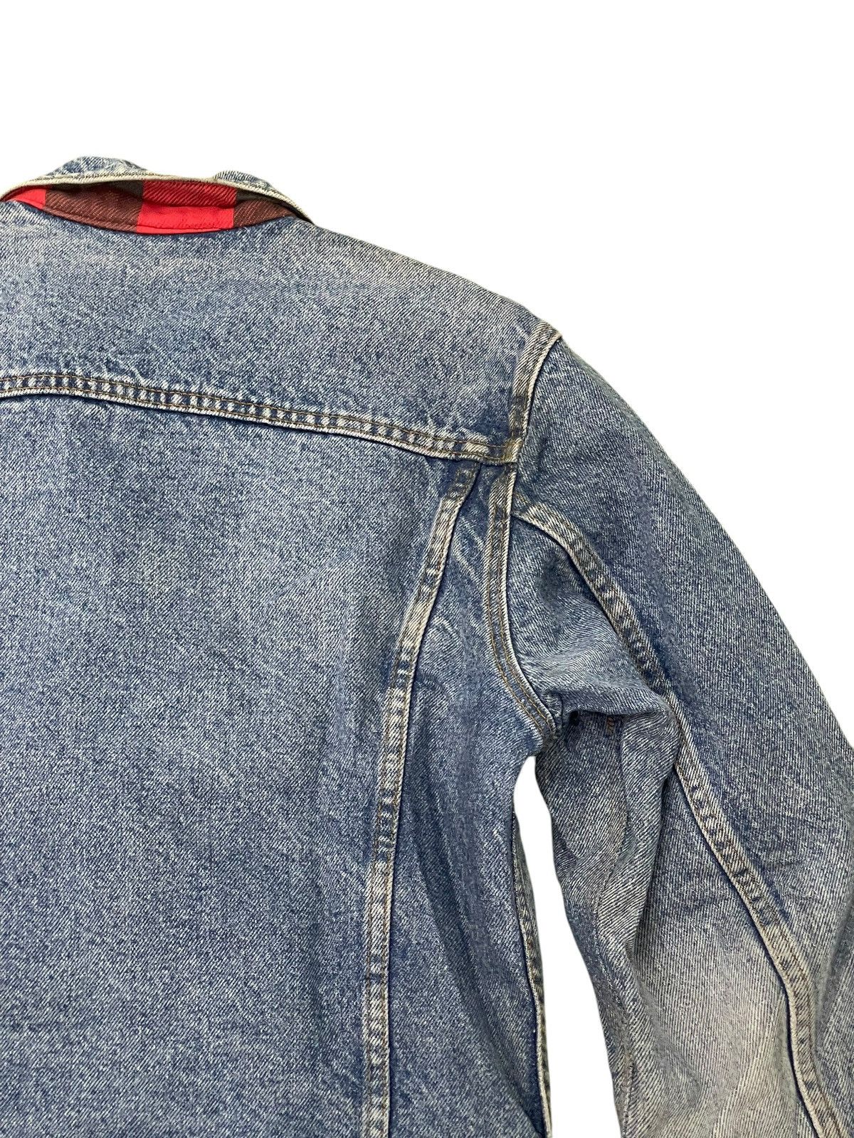 Levi's Vintage Clothing Vtg 1987 Levi’s Denim Trucker Jacket Flannel Lining 6🟩0 Size US S / EU 44-46 / 1 - 12 Thumbnail