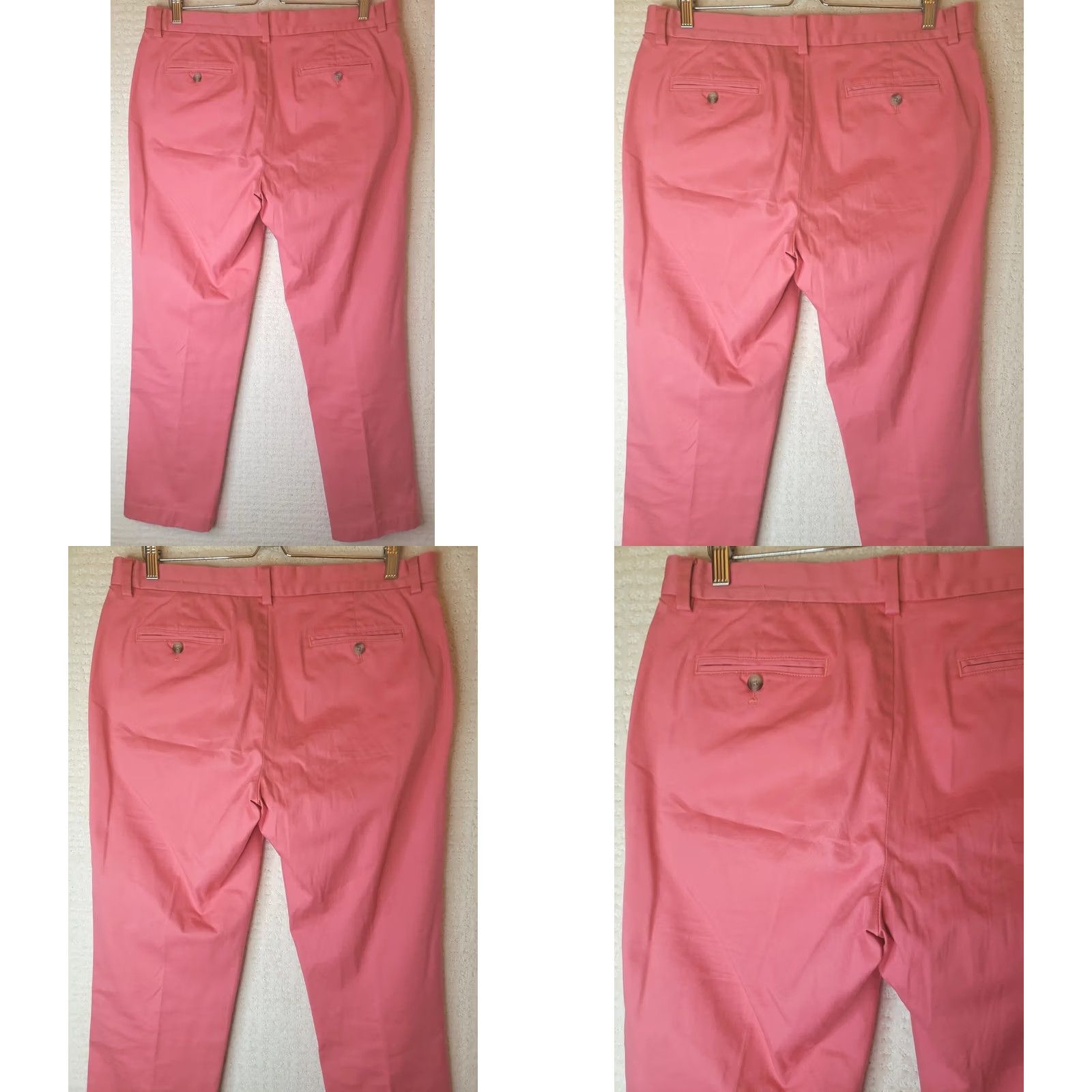 Vineyard Vines VINEYARD VINES Breaker Pants Mens 34x30 Pink Slim Fit Flat Front Stretch Chino Modern Classic Size US 34 / EU 50 - 8 Thumbnail